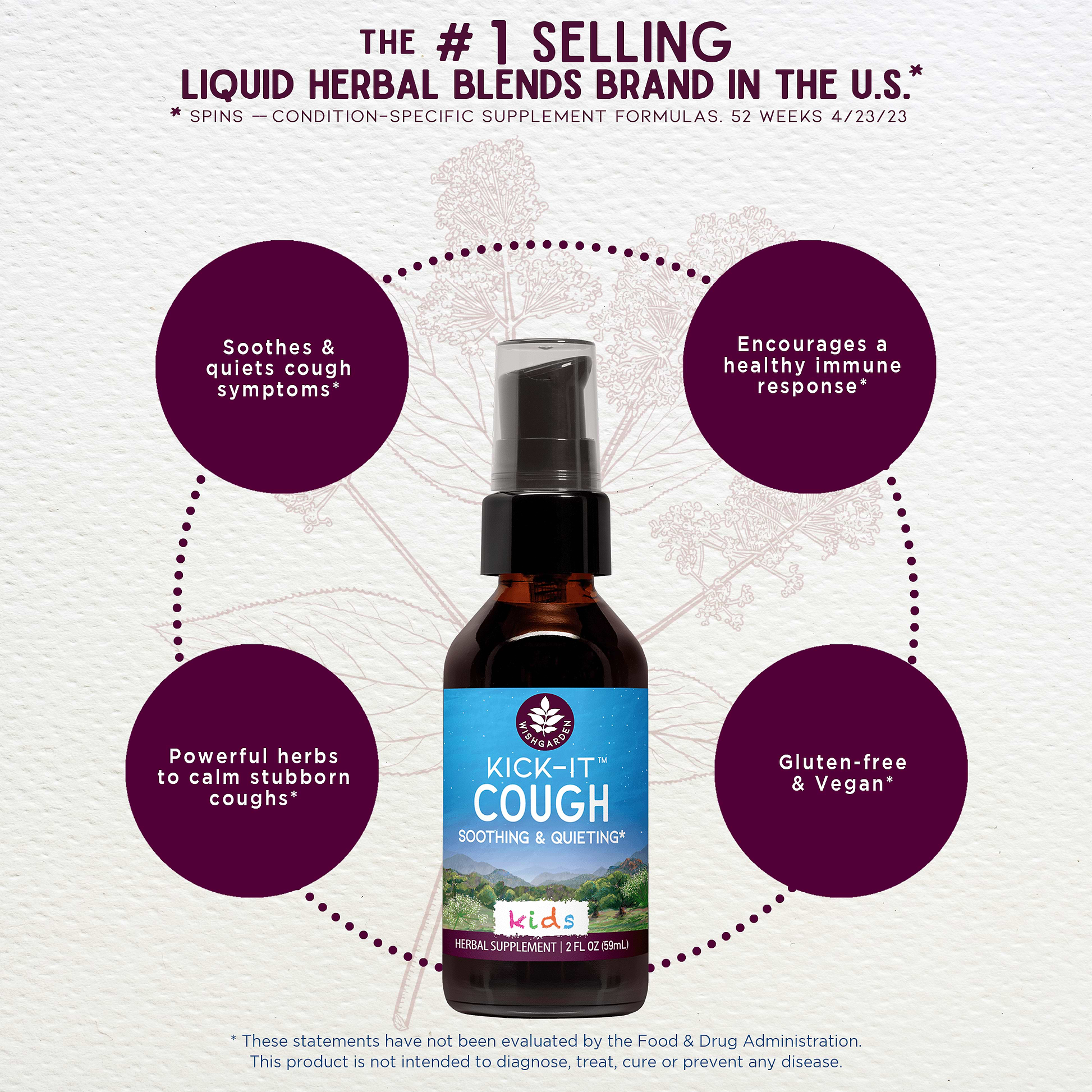Benefits of Kick-It Cough Soothing & Quieting For Kids