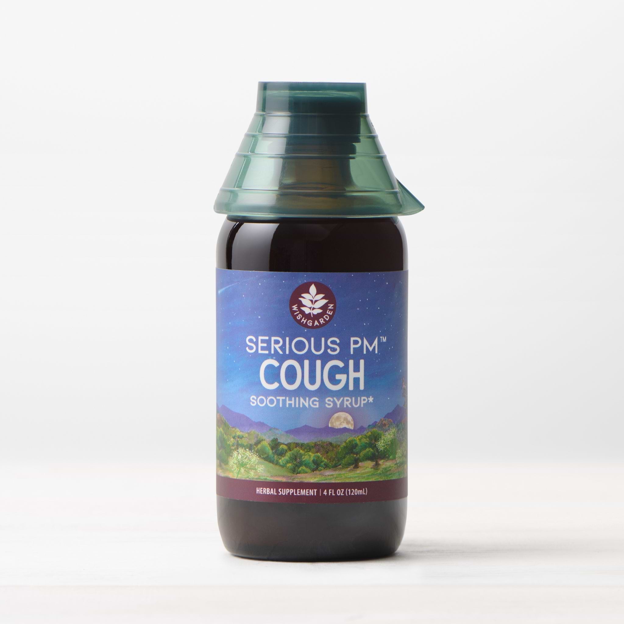 Serious PM Cough Soothing Syrup 4oz Jigger