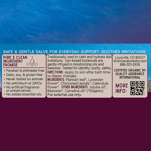Baby Bum Diaper Rash Balm Ingredients & Supplement Facts
