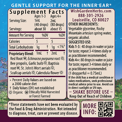 Ear Be Well Tincture 1oz dropper