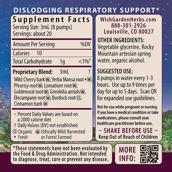 Get Over It!, Immune Recovery 2oz Pump Supplement Facts and Suggested Use