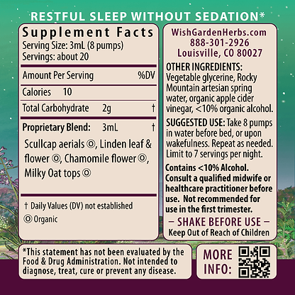 Sleepy Nights & Fresh Mornings for Pregnancy Ingredients & Supplement Facts