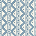 Blue Ikat