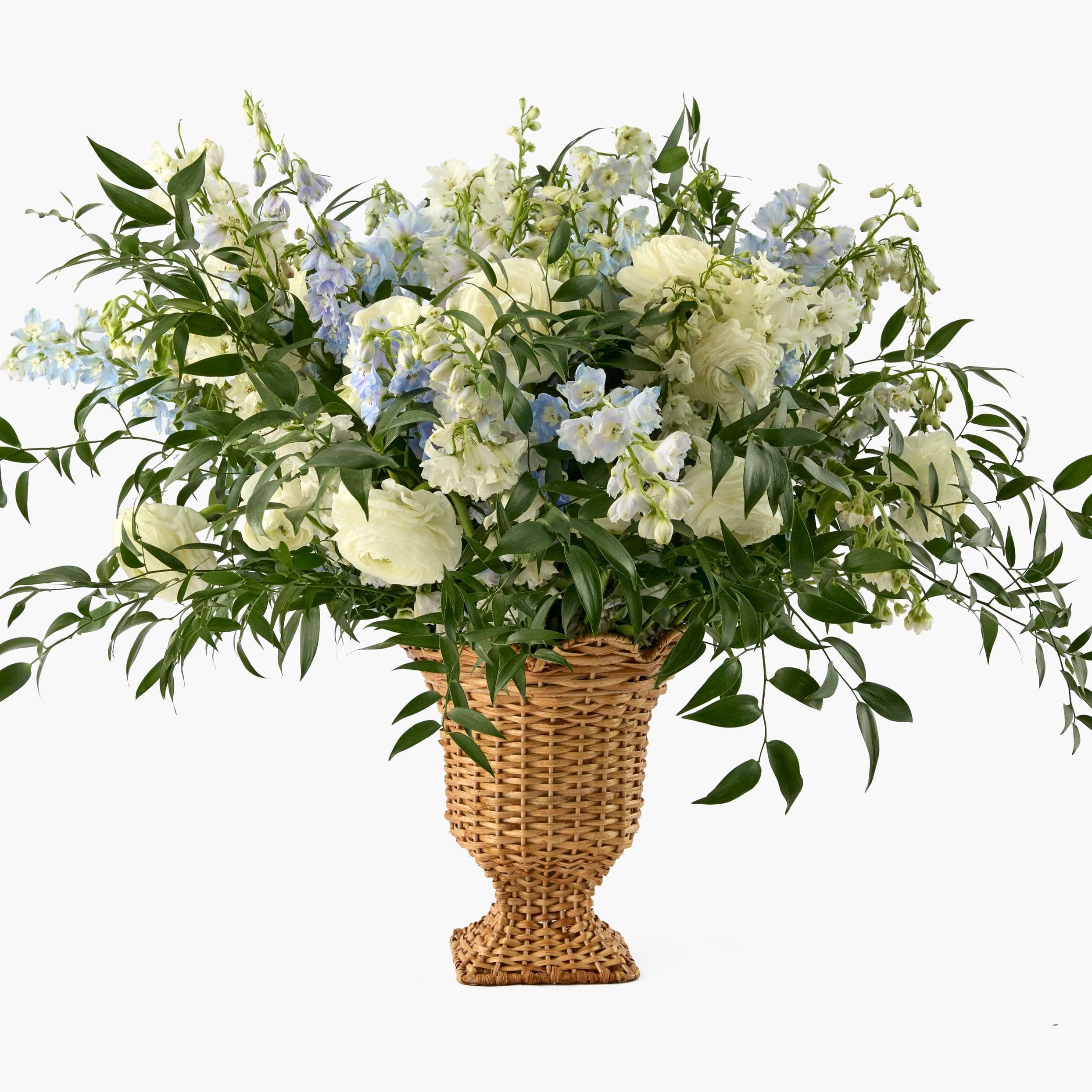 Small Rattan Urn Vase