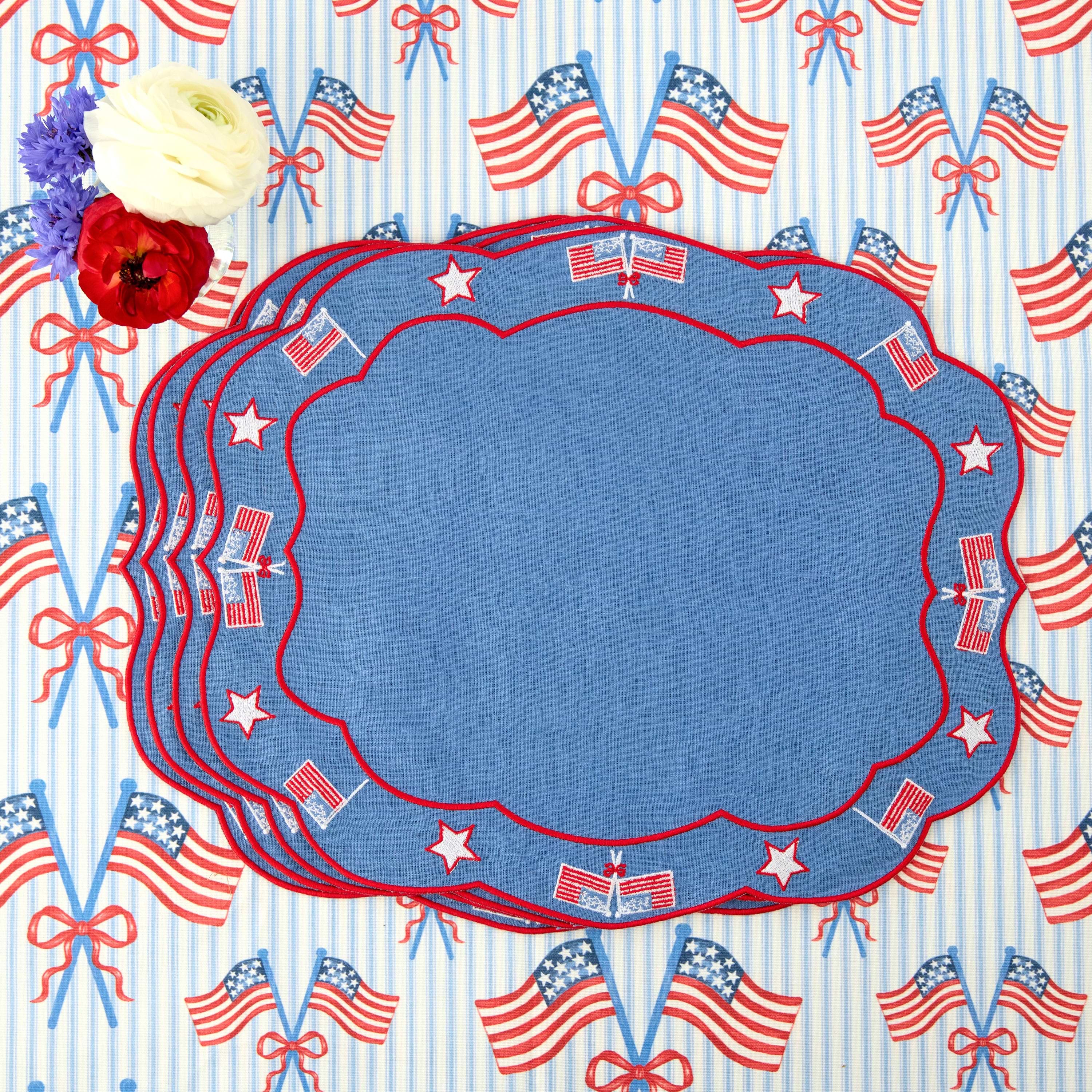 Fourth of July Placemats (Set of 4)