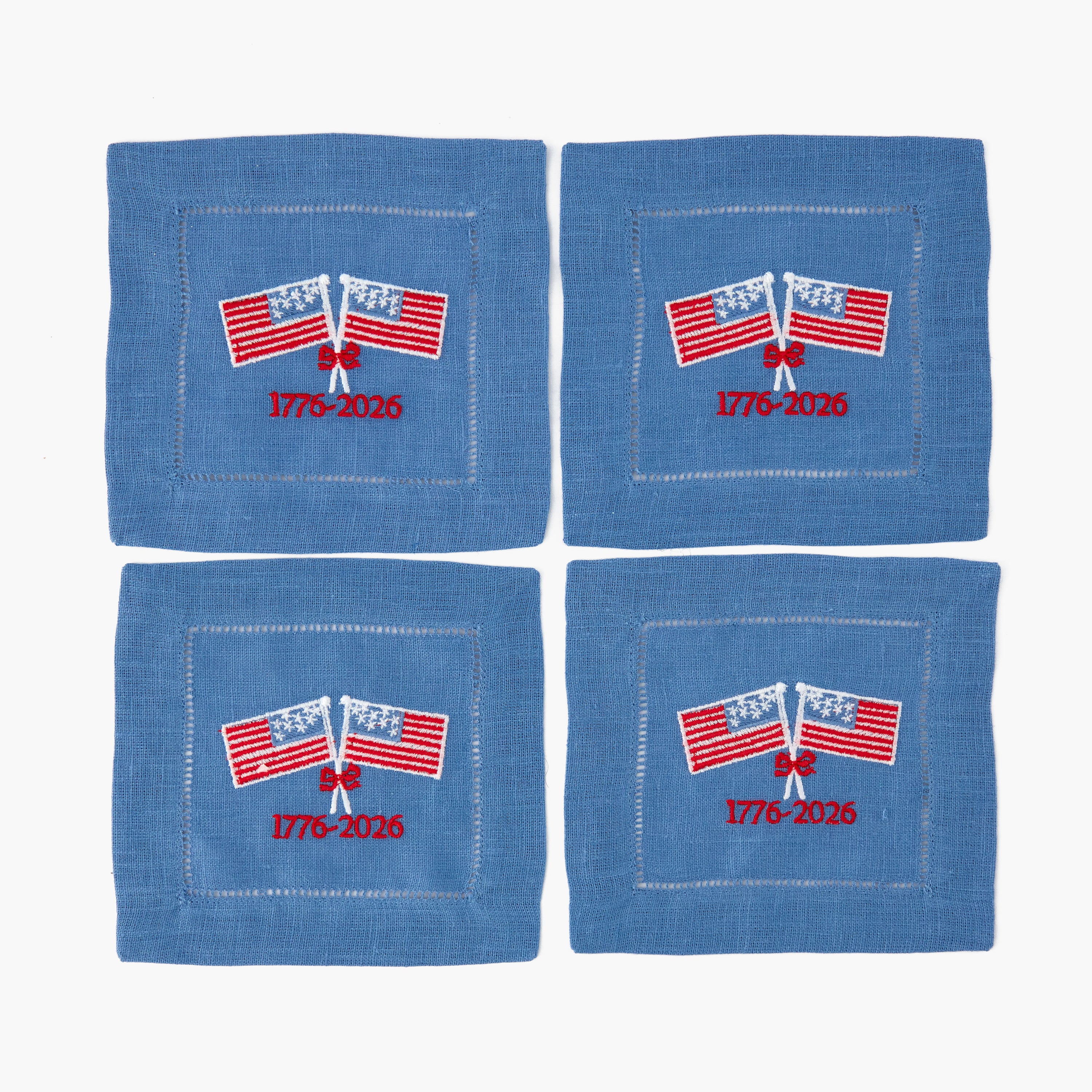 Fourth of July Cocktail Napkins (Set of 4)