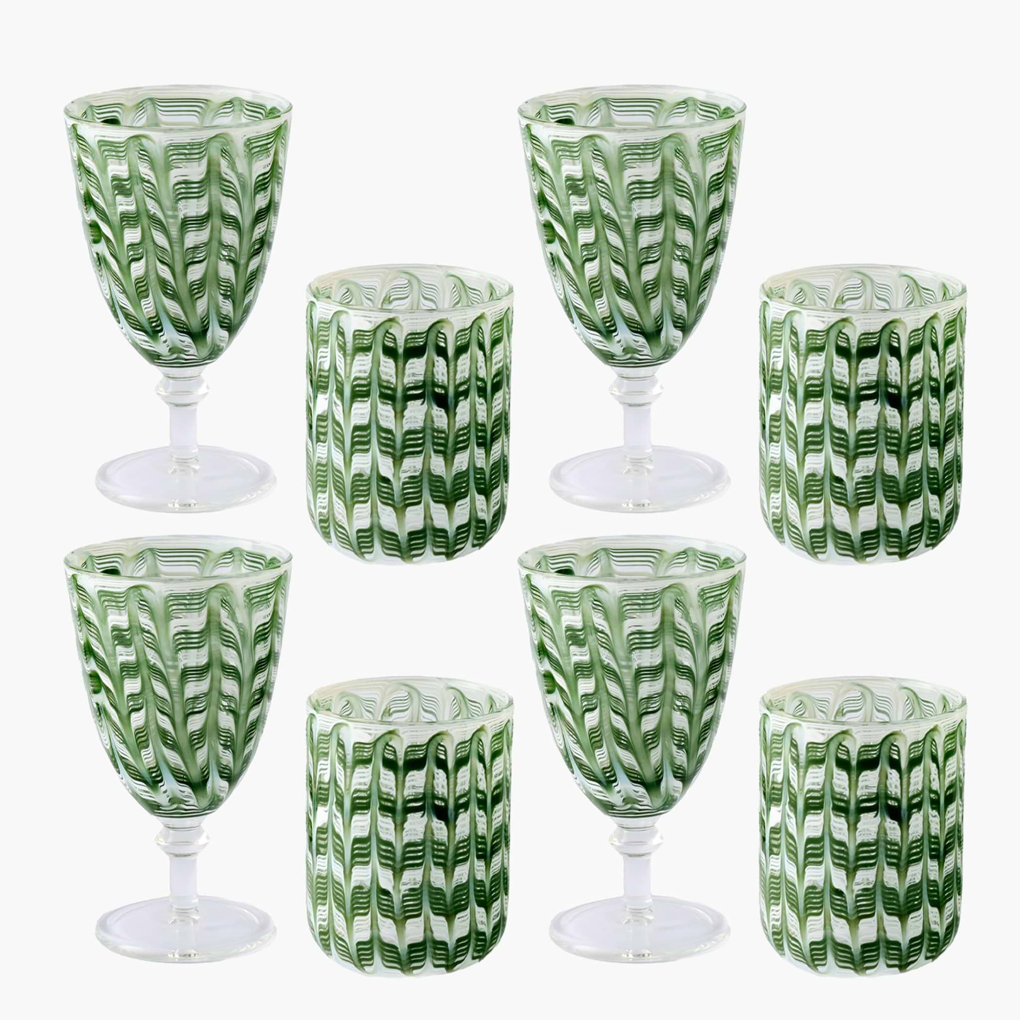 Olive Paloma Glassware (Set of 8)