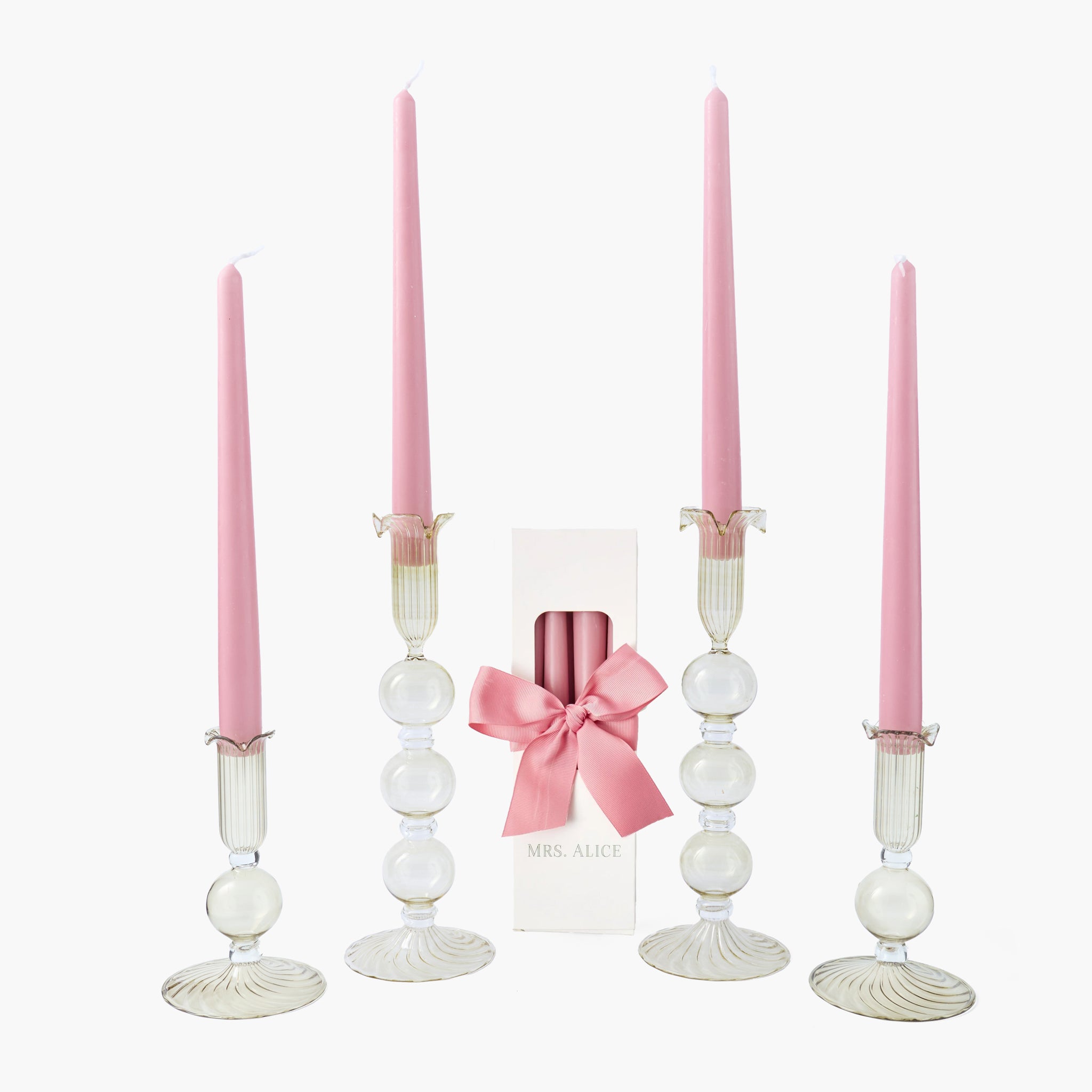 Green Eden Candle Set (Pink)