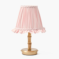 Pink Striped Ruffle