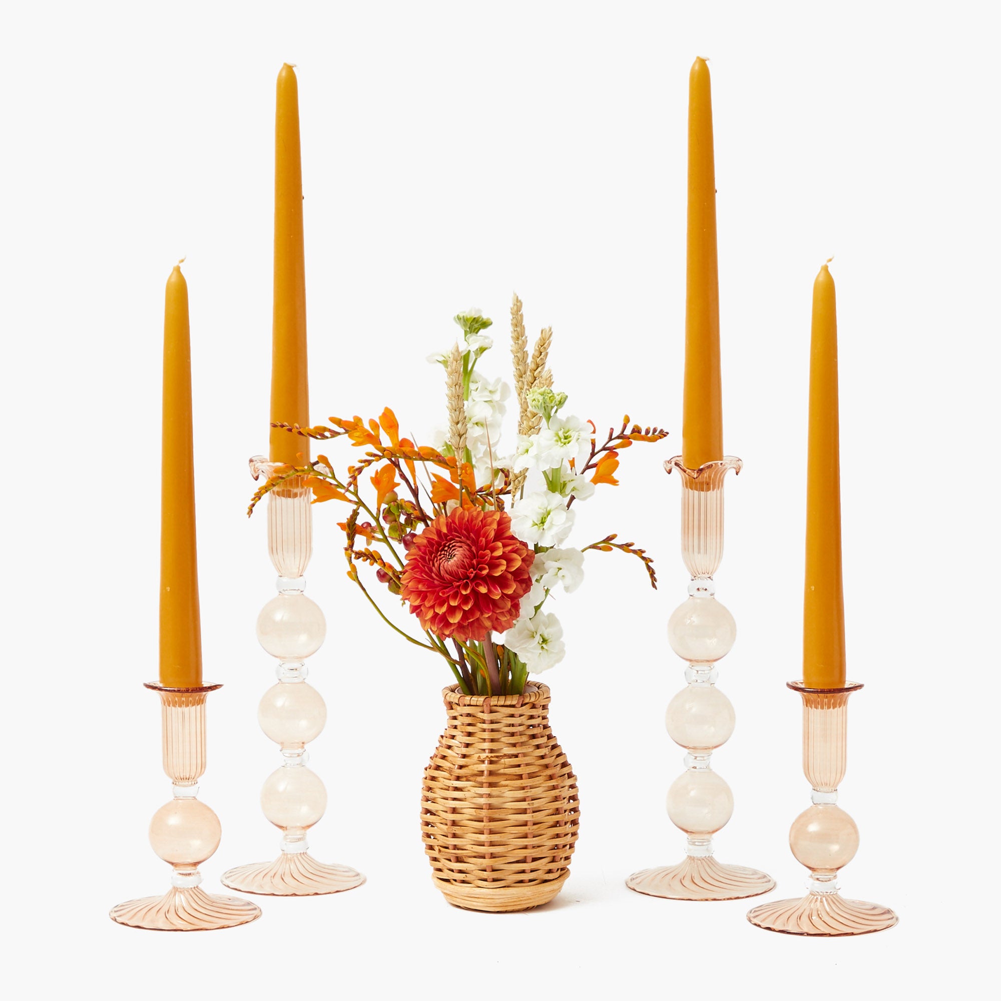 Eden Chestnut Candle Set (Mustard)
