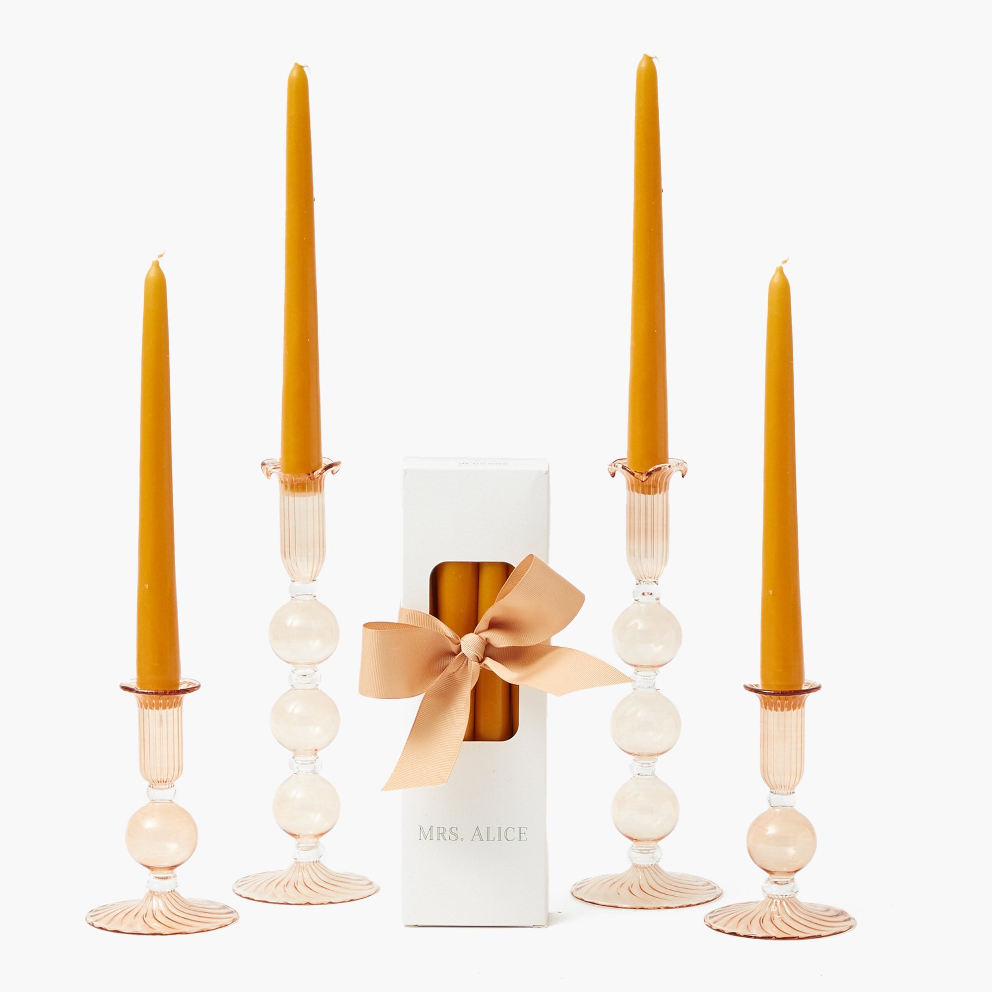 Eden Chestnut Candle Set (Mustard)