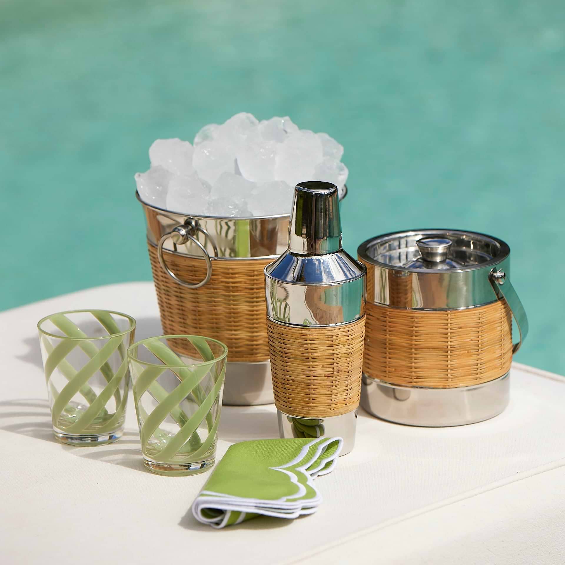 Wicker Ice Bucket