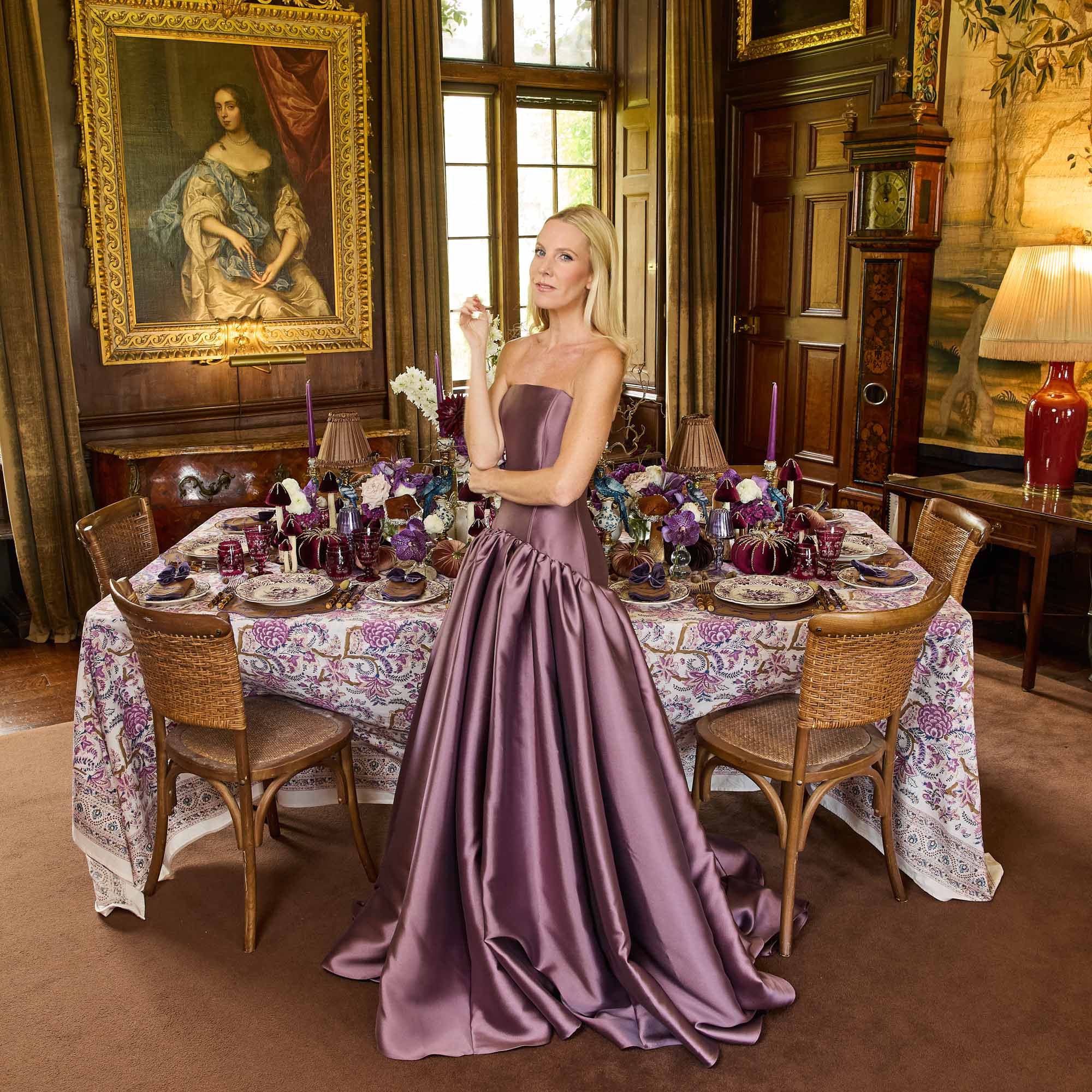 Purple Pandora Dinner Plate