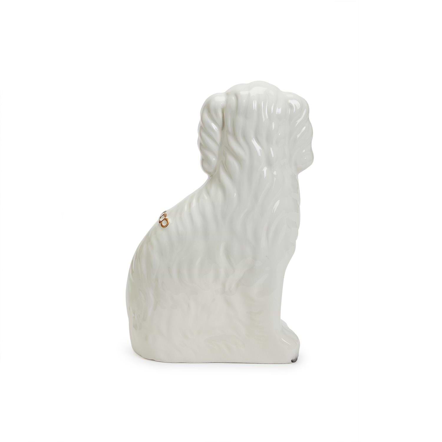 White Staffordshire Dogs (Pair)