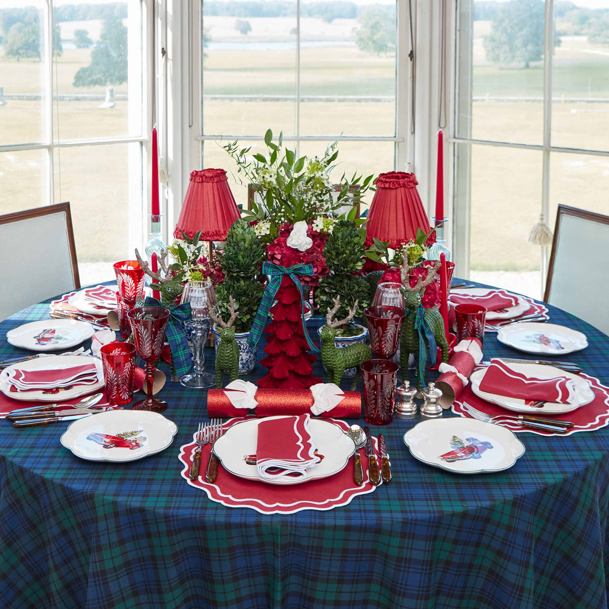 Katherine Berry Red Napkins (Set of 4)