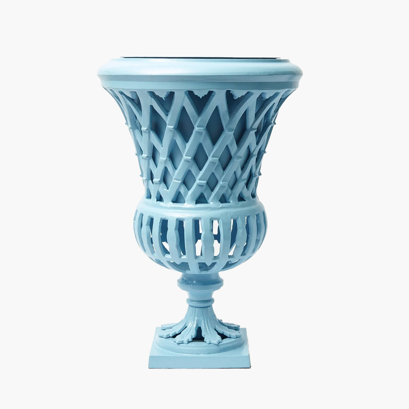 Blue Adelaide Lattice Urn
