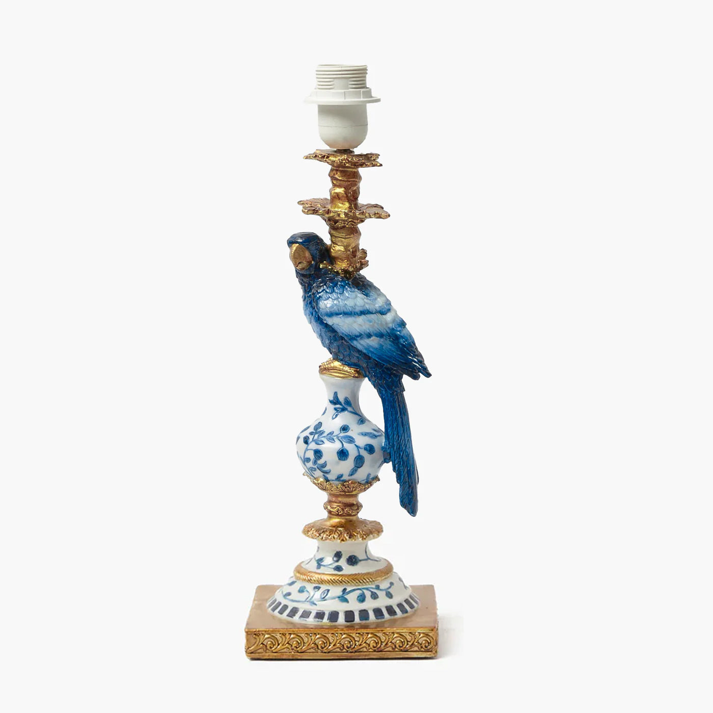 Blue Parrot Lamp