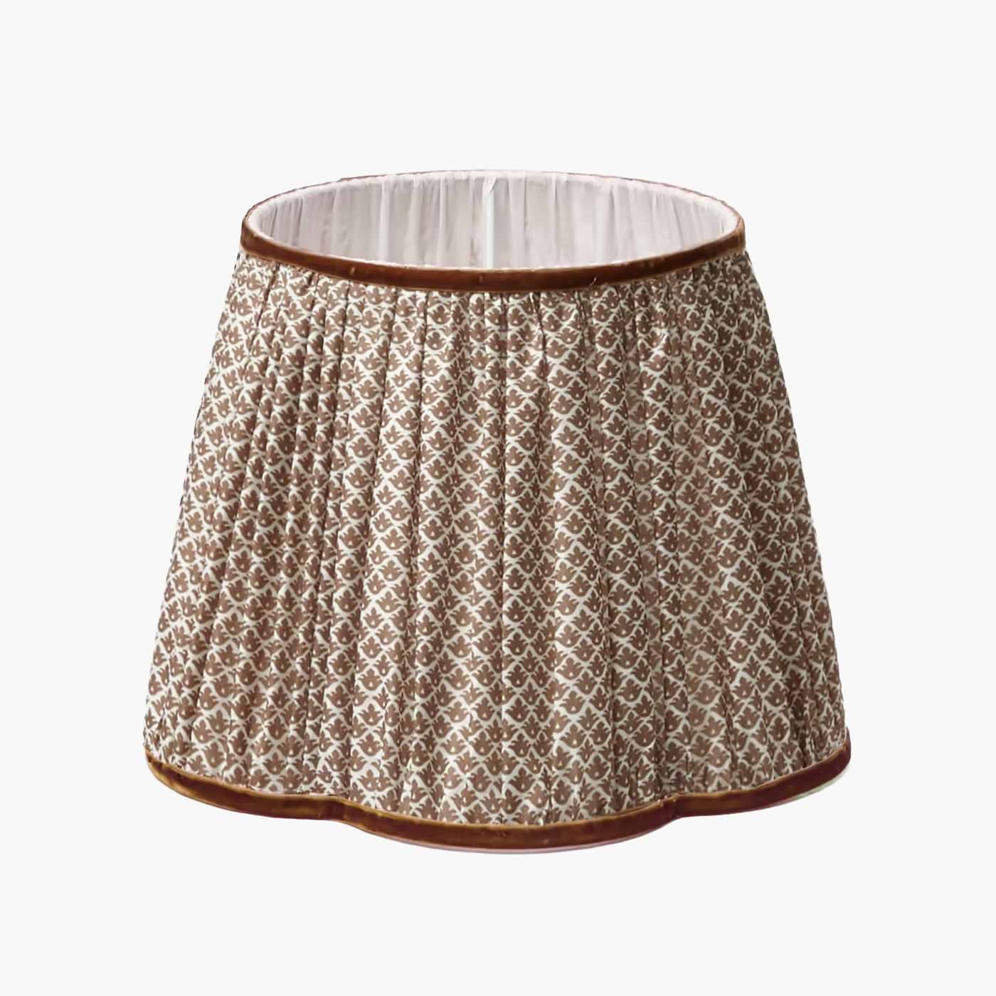 Chocolate Lotus Lampshade (30cm)