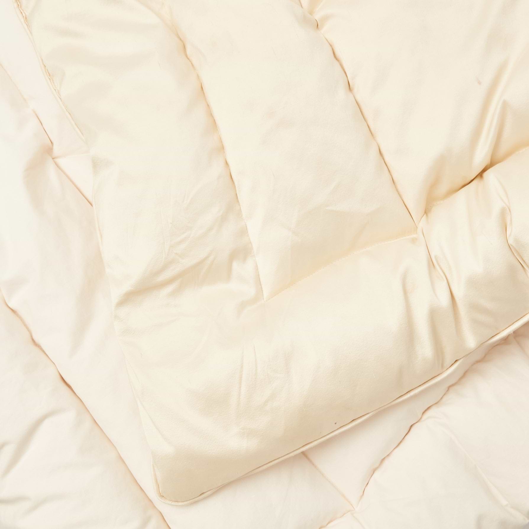 Cream Silk Eiderdown