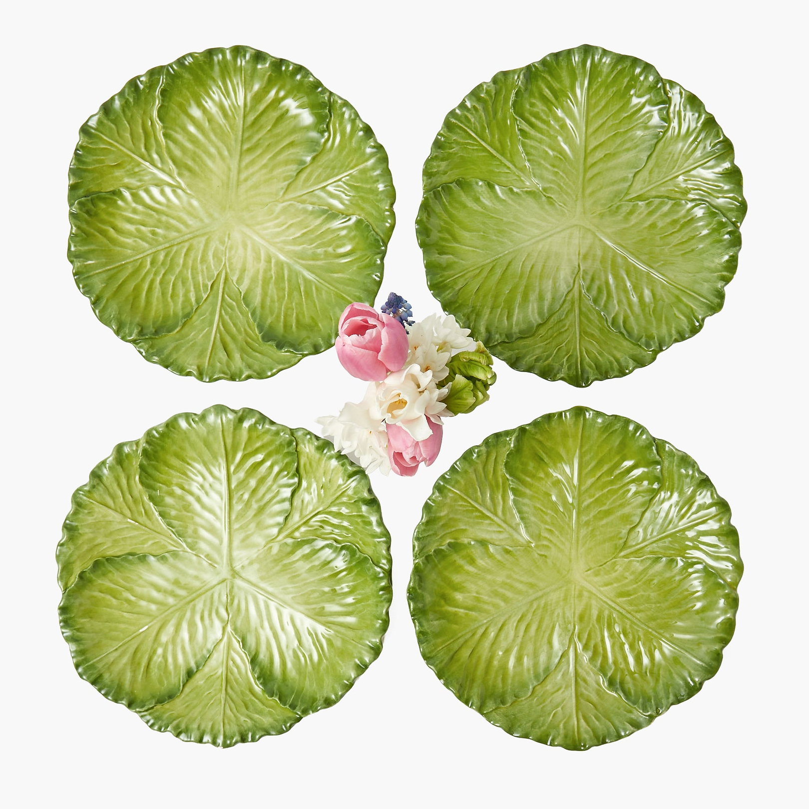 Cabbage Dinner Plates by Mrs. Alice