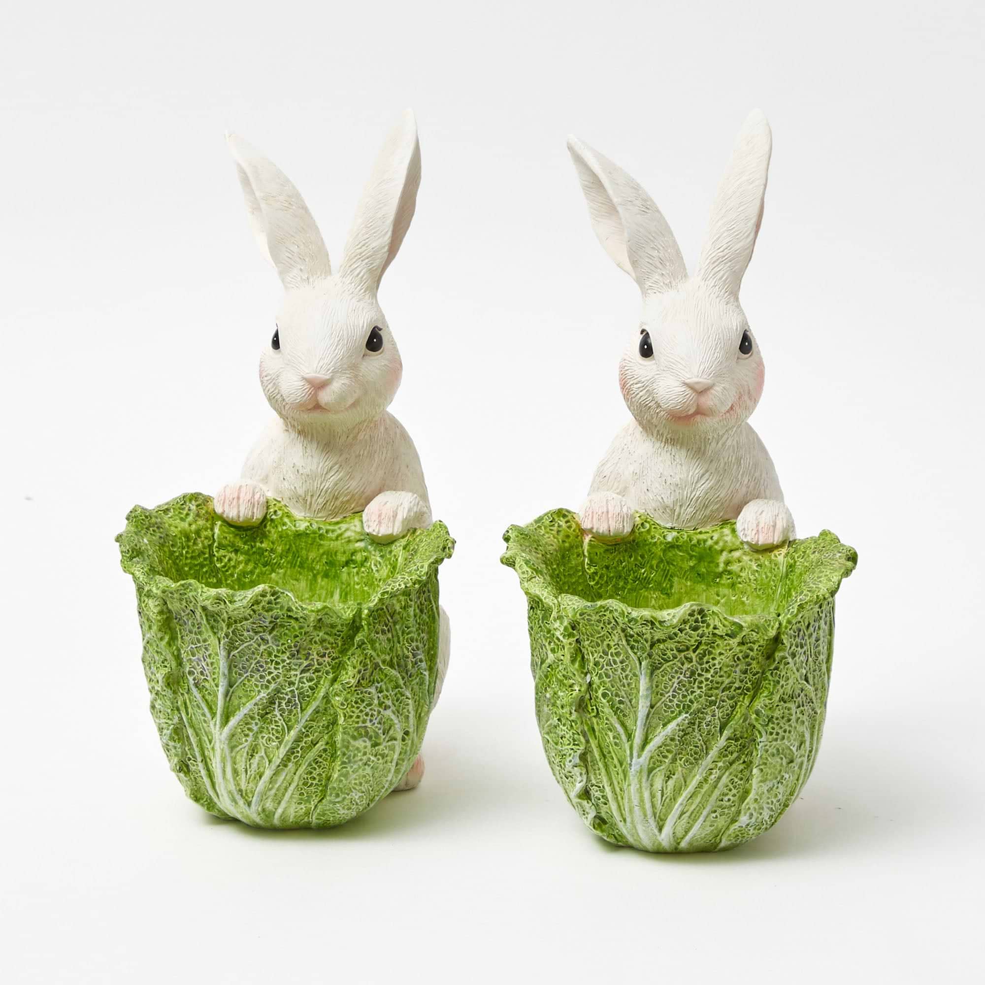 Cabbage Bunny Bowls (Pair)