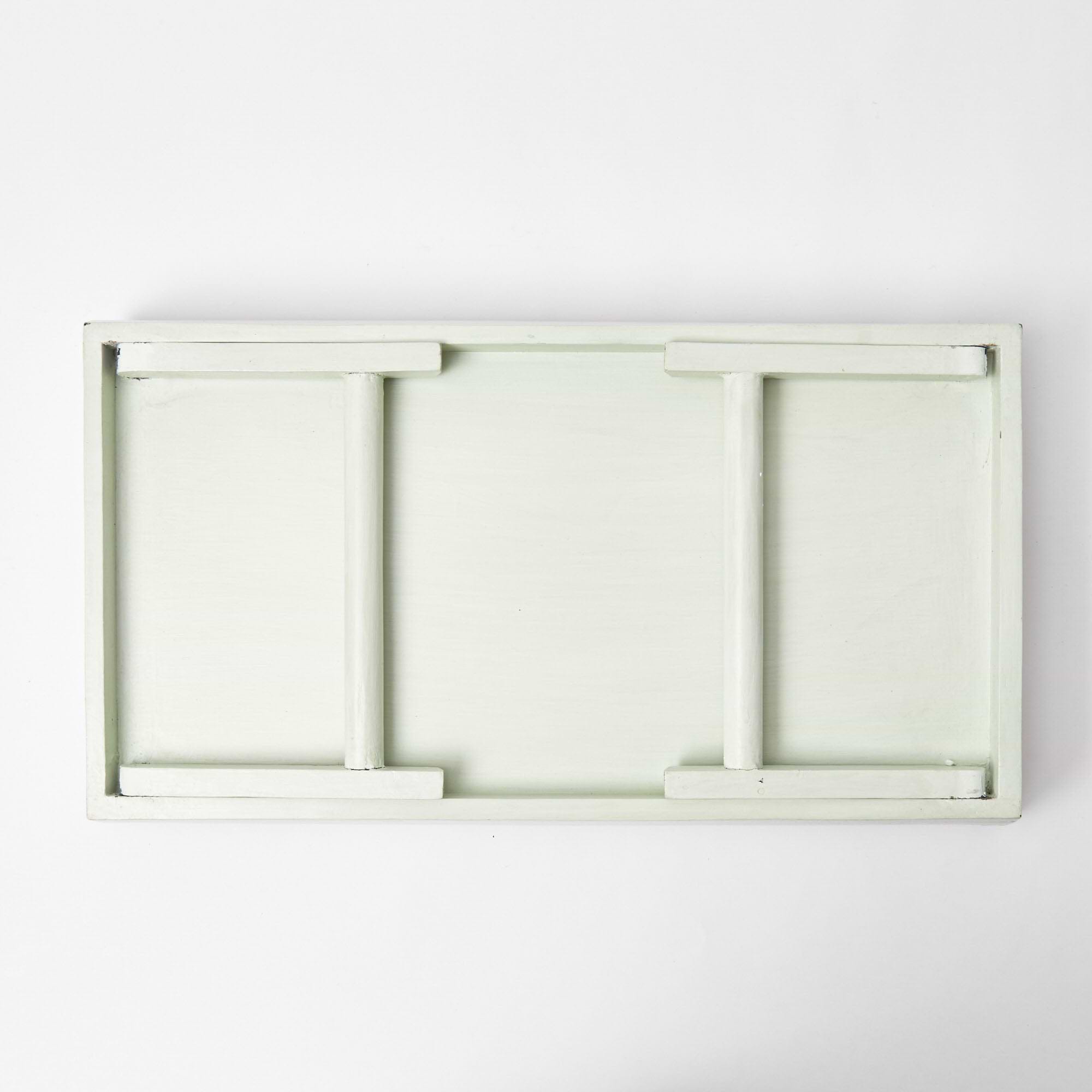 Green Chinoiserie Folding Tray