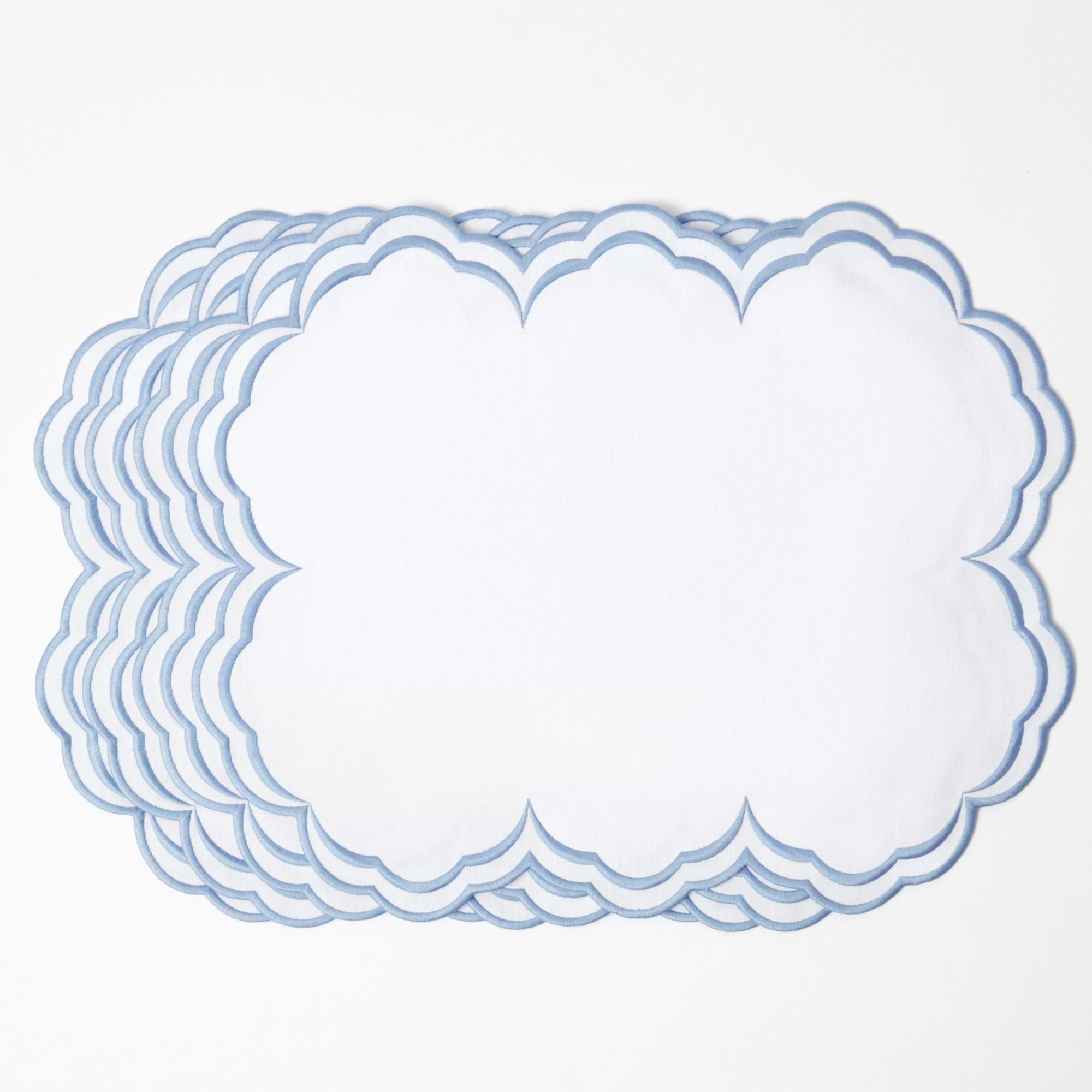 White Serena Placemats (Set of 4)