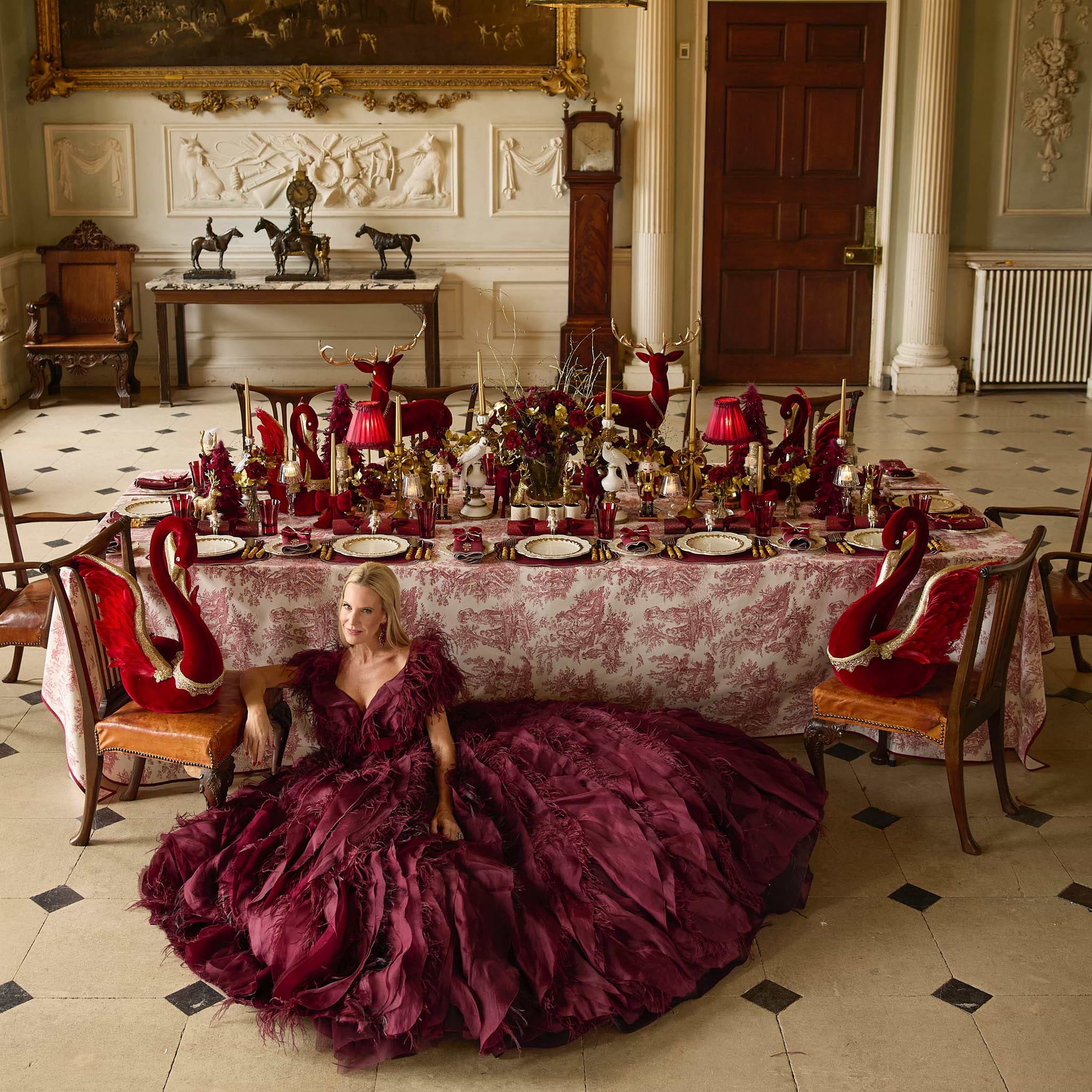 Claudette Toile Tablecloth