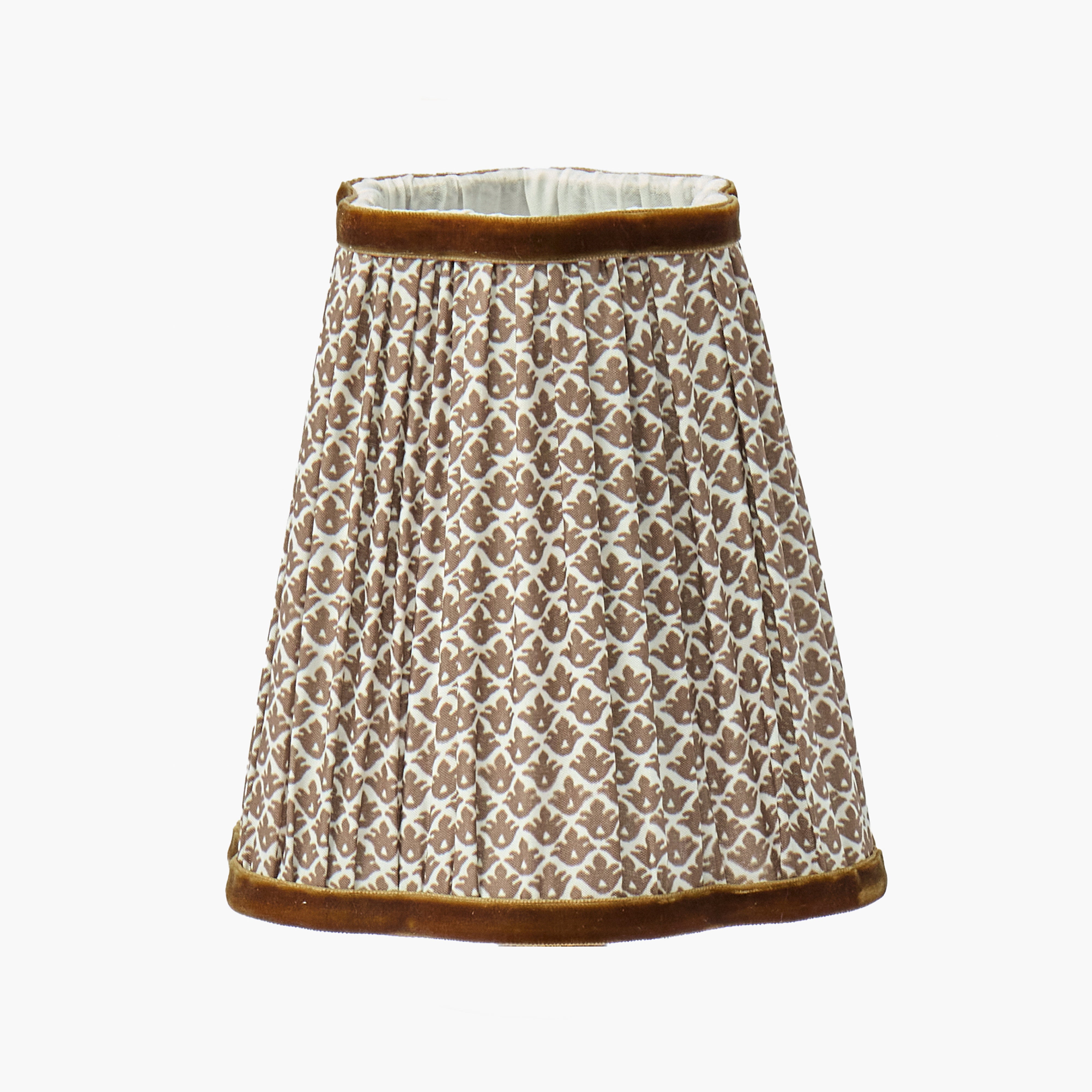Chocolate Lotus Lampshade (14cm)