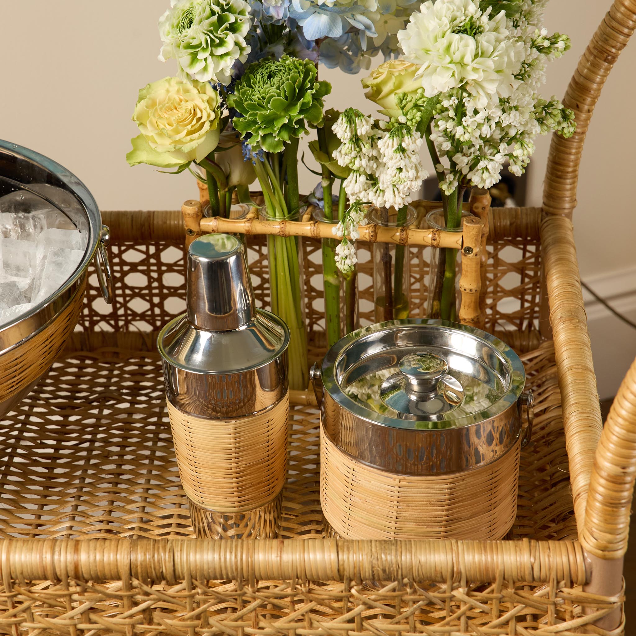 Wicker Ice Bucket