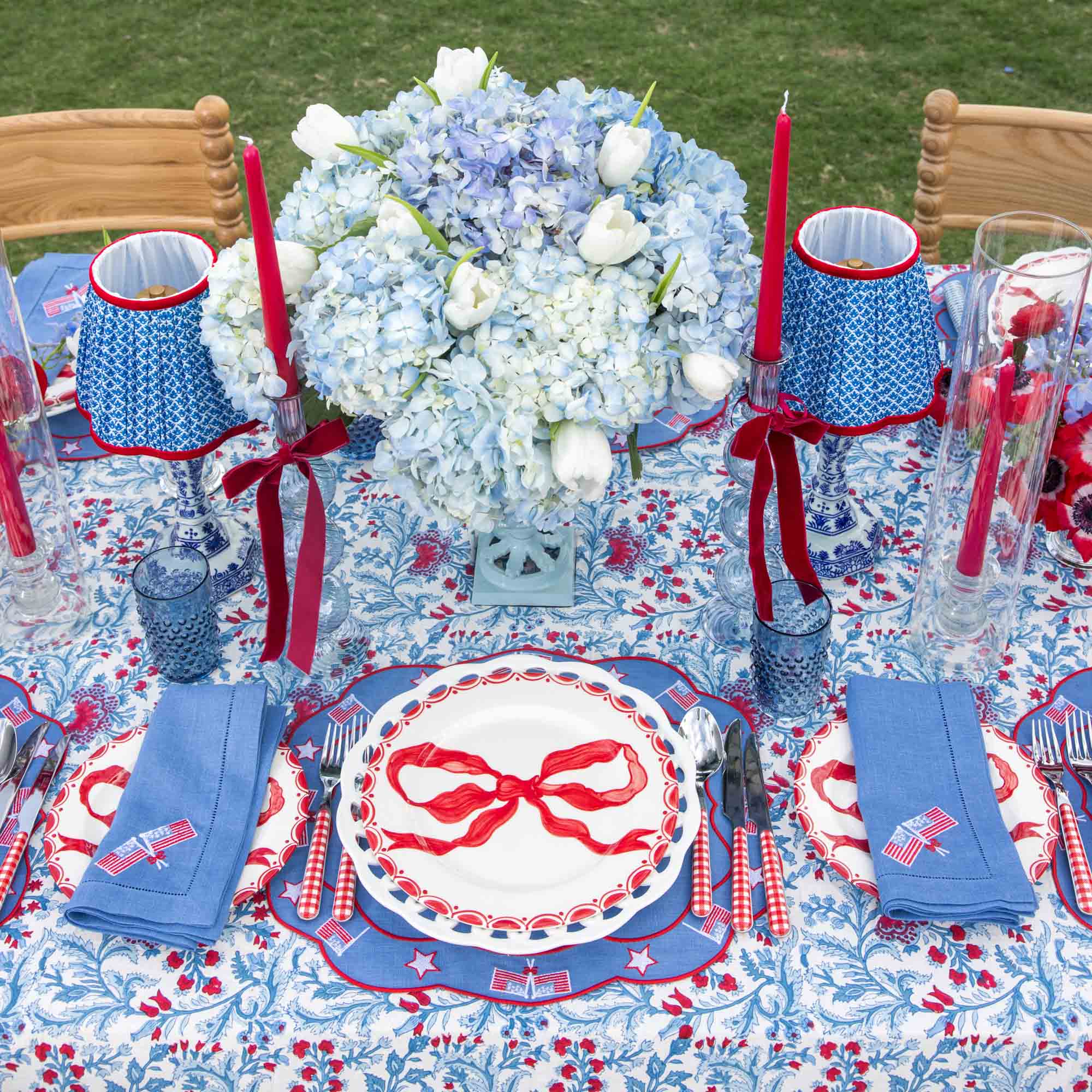Red Gingham Cutlery (5 Piece)
