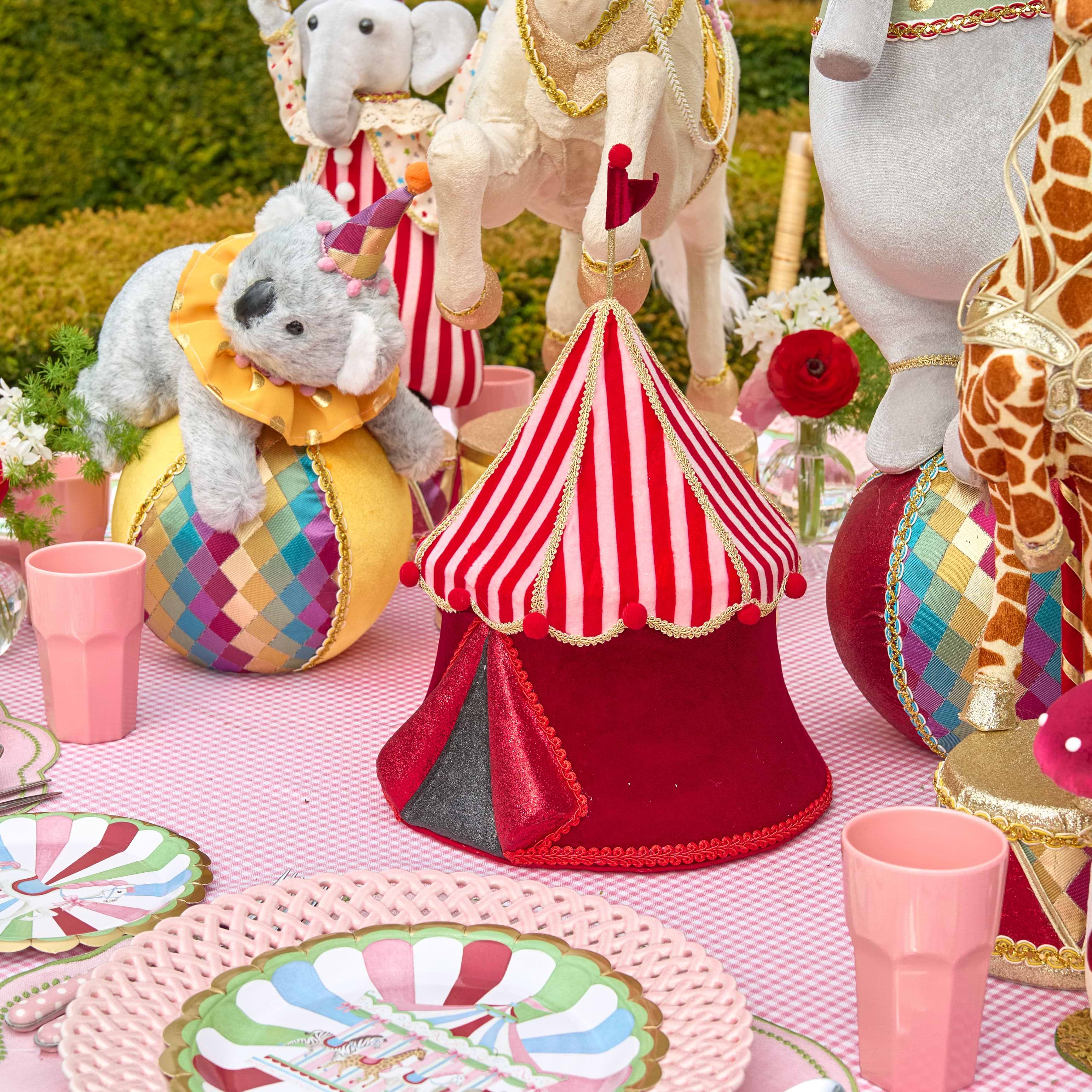 Mrs. Alice Circus Tent (Pair) - 39cm