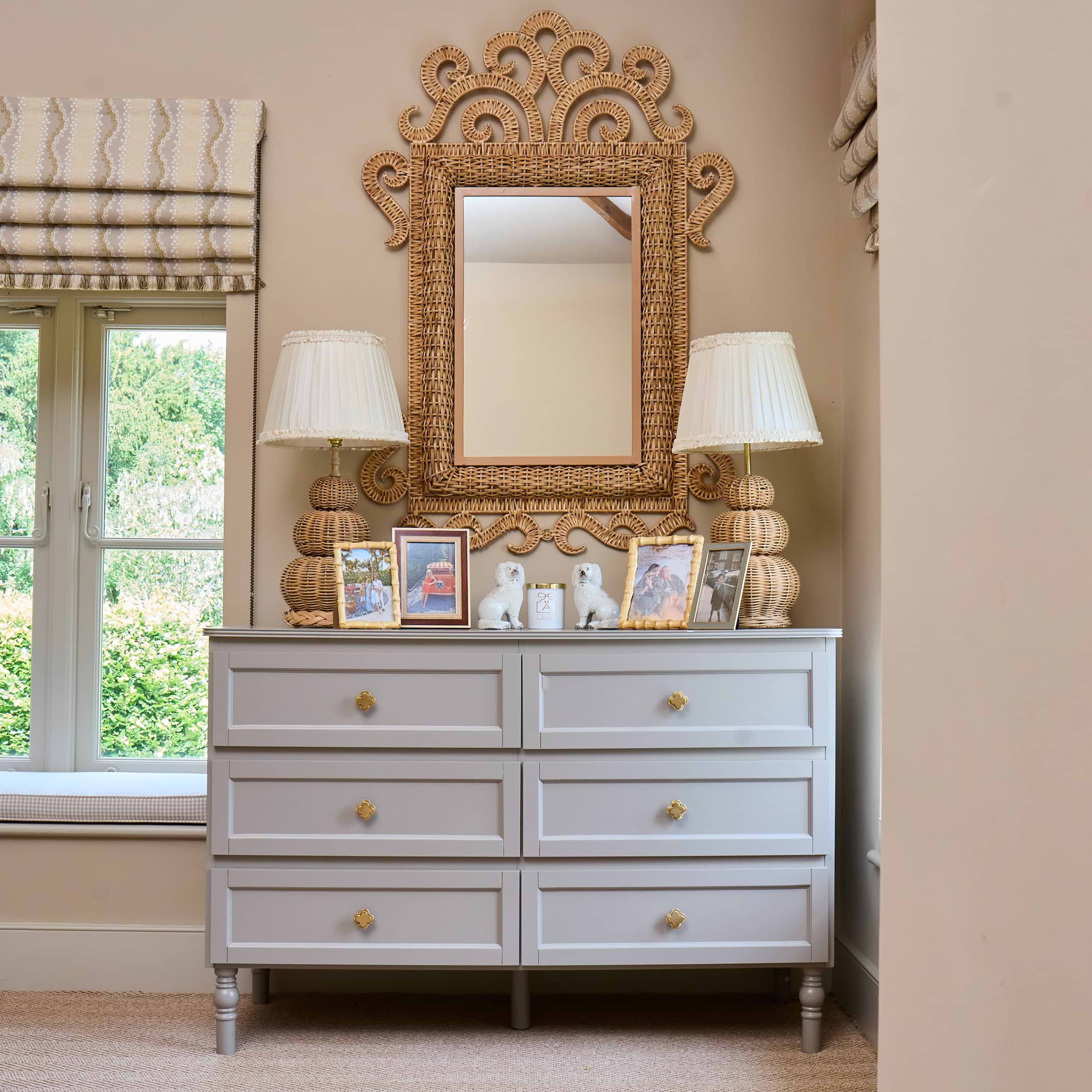 Quatrefoil Brass Knob