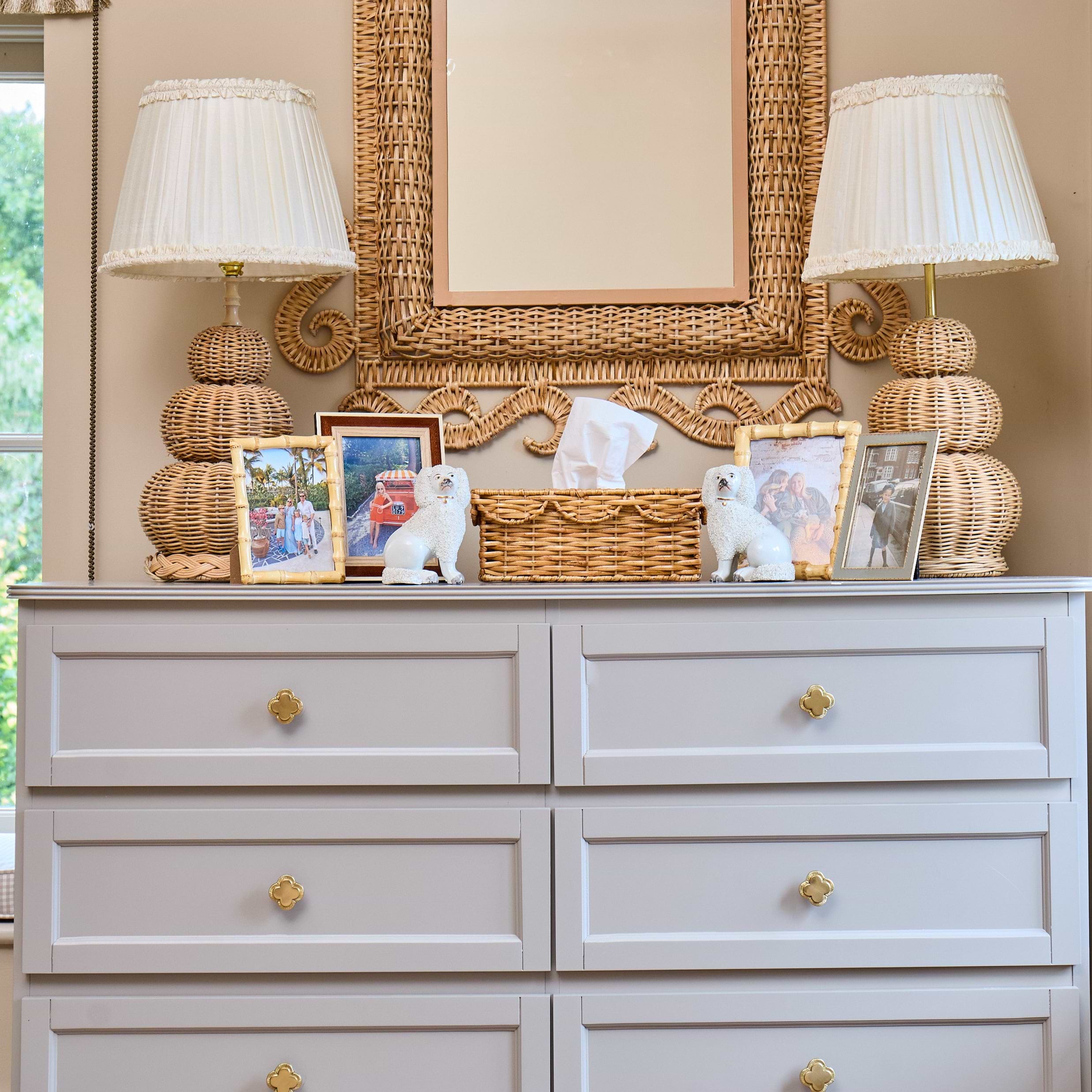 Quatrefoil Brass Knob