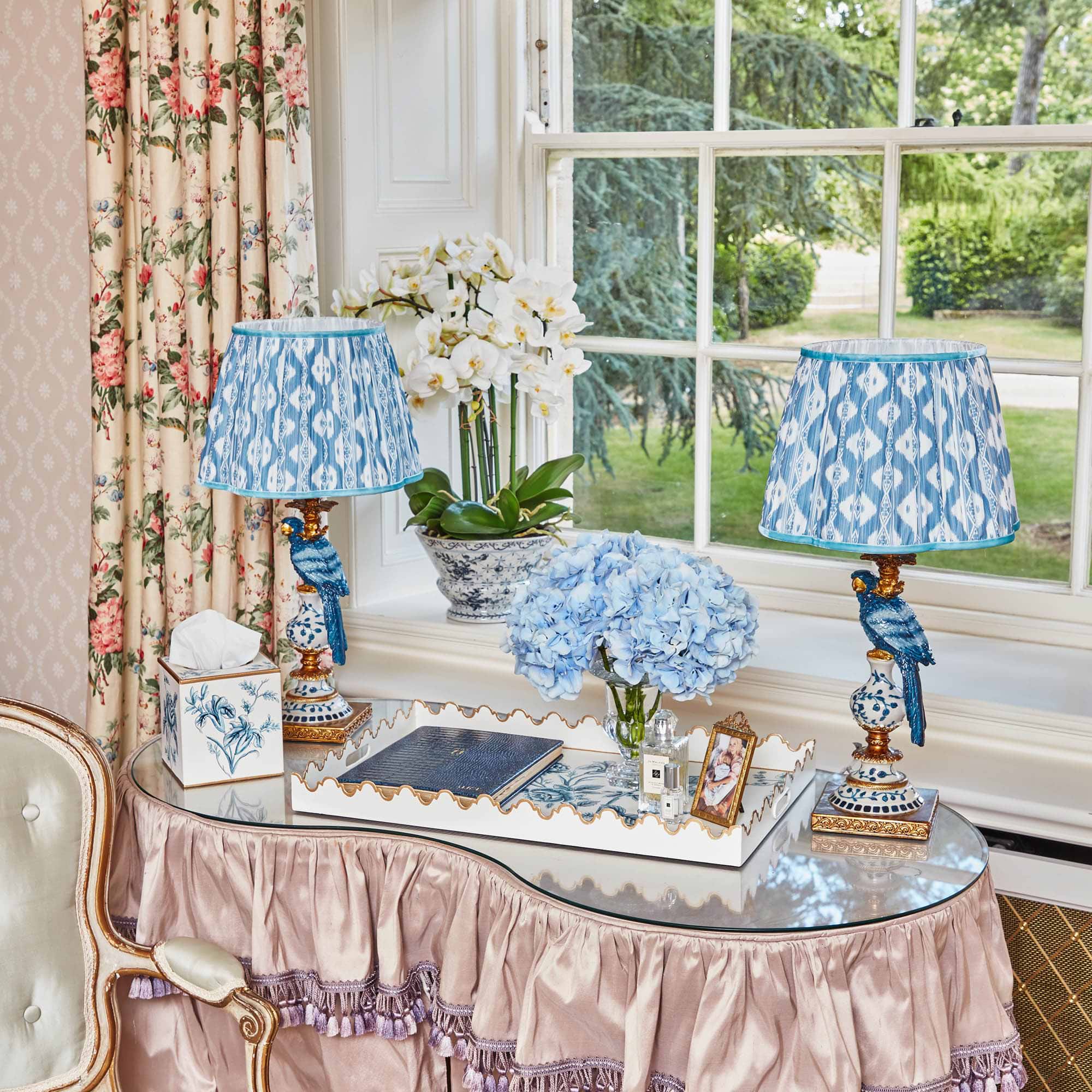 Floral Tole Tissue Box