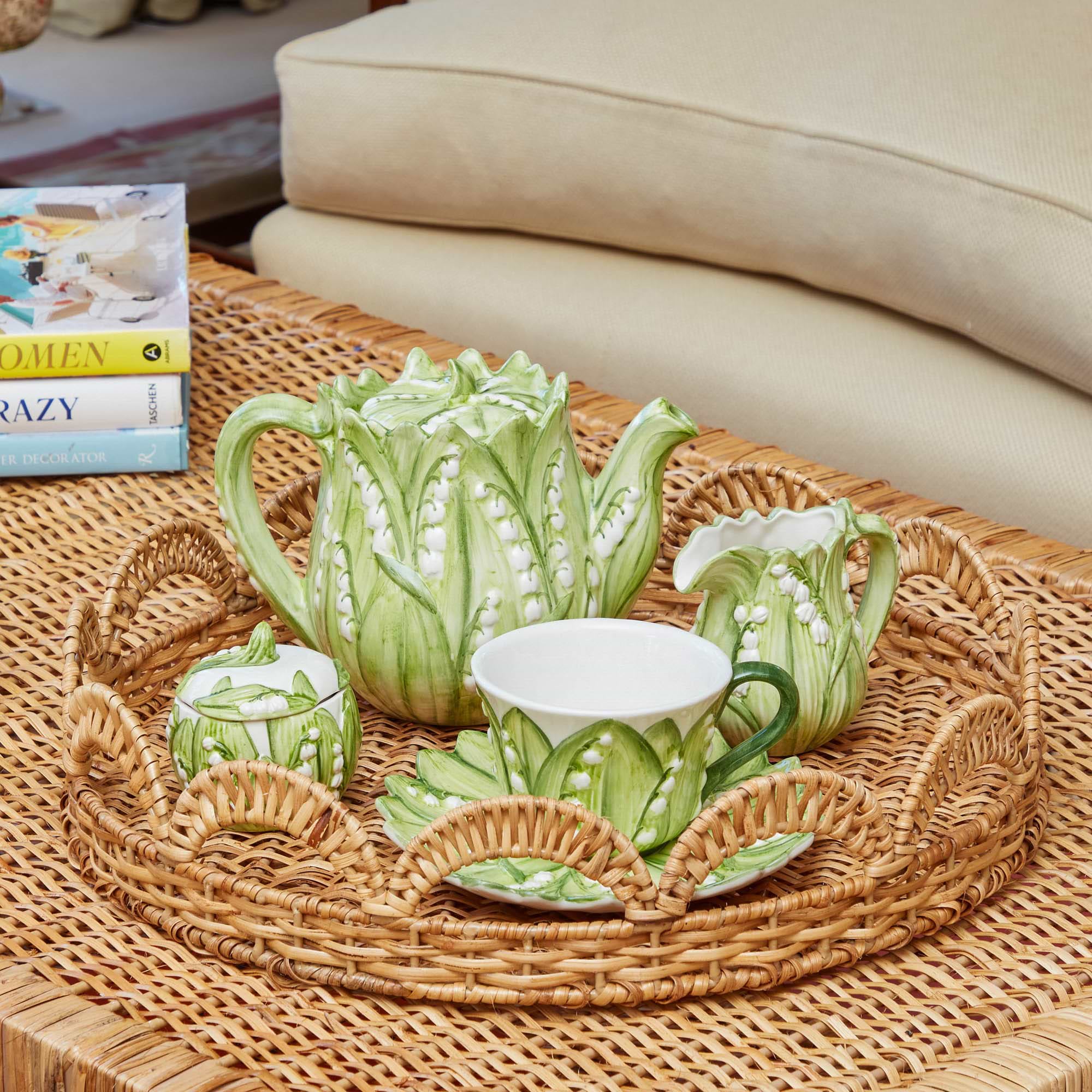 Lily of the Valley Sugar Pot