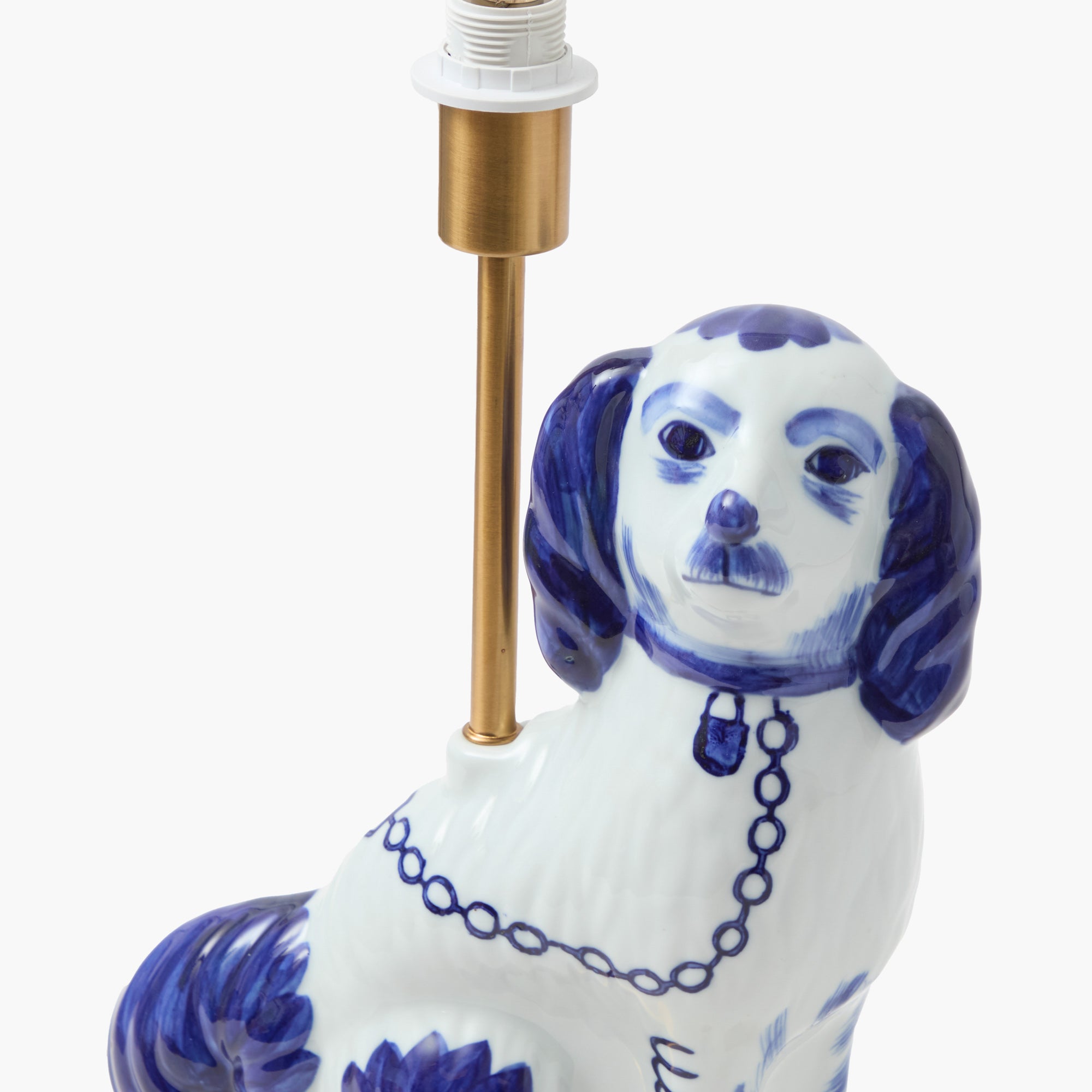 Pair of Staffordshire Dog Rechargeable Lamps