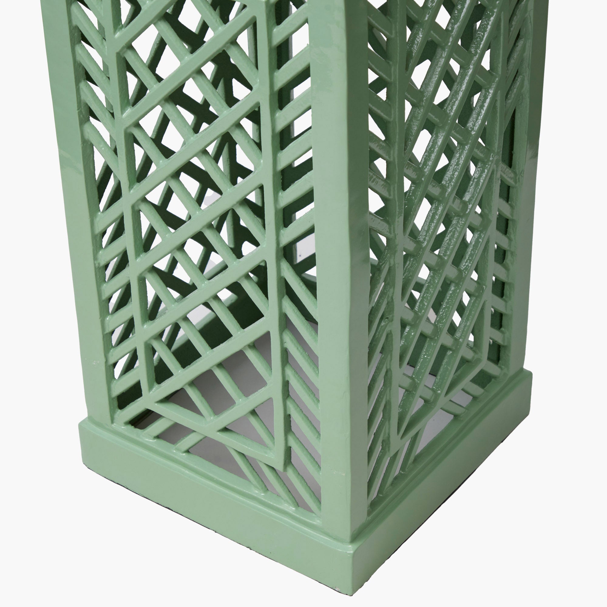 Adelaide Soft Green Lattice Urn & Pedestal