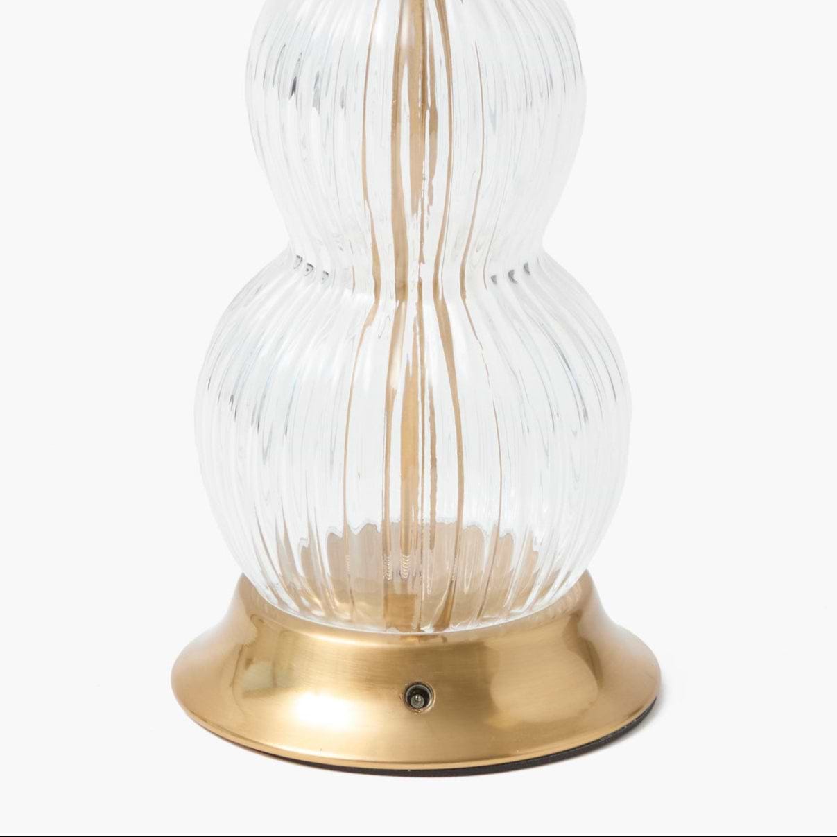 Glass Bardot Rechargeable Lamp