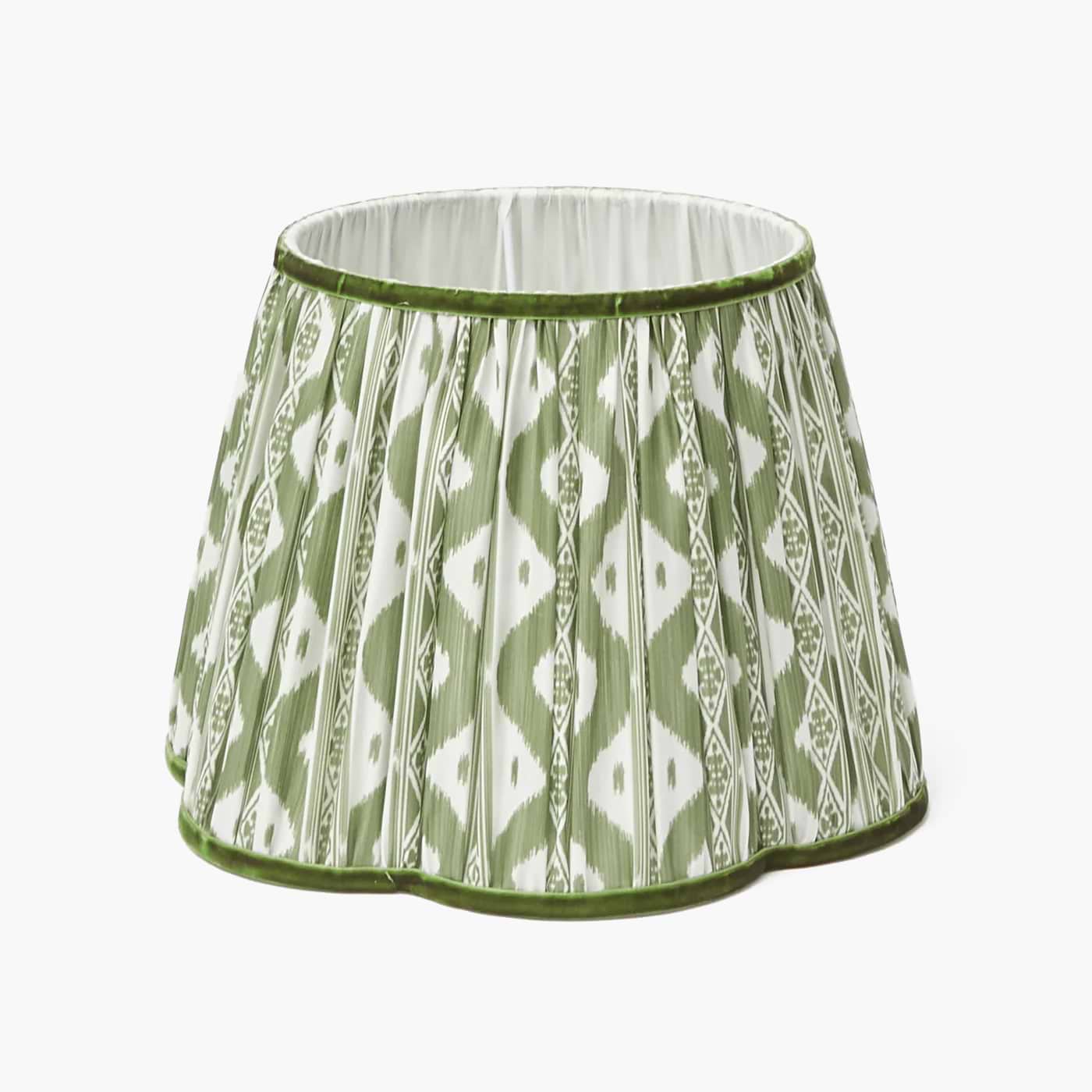 Olive Ikat Lampshade (30cm)