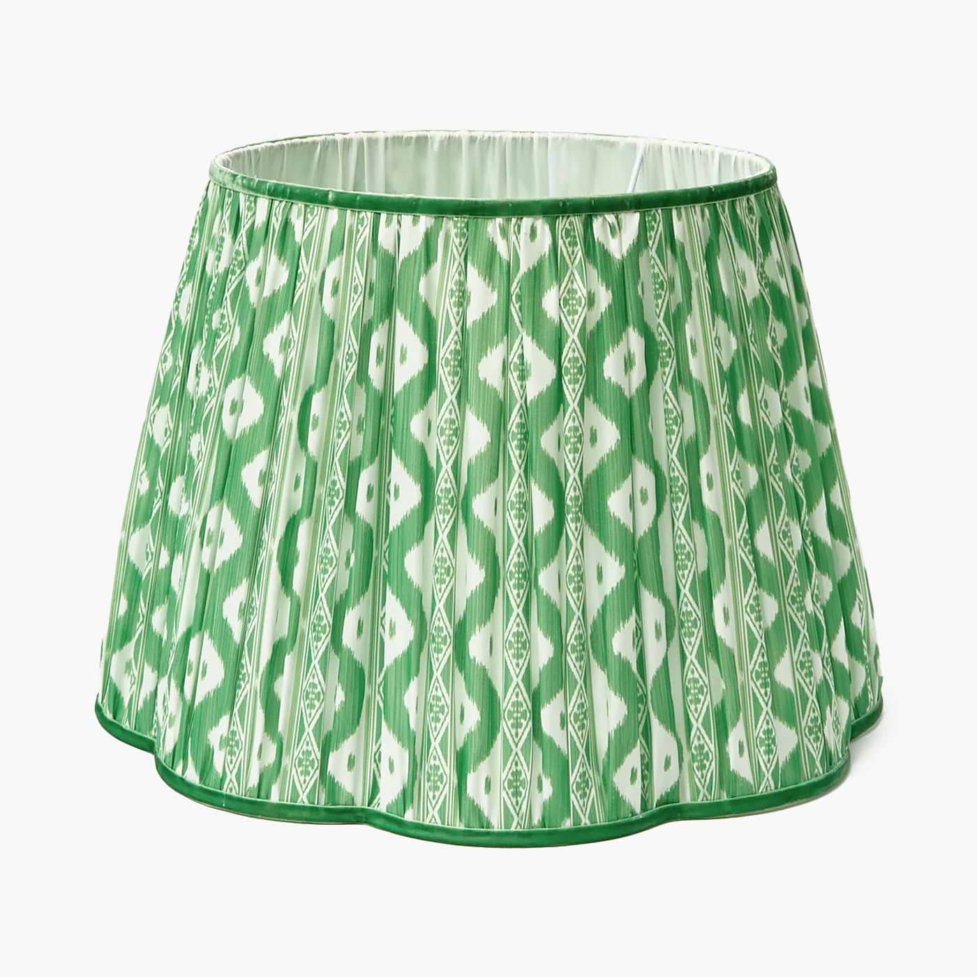 Green Ikat Lampshade (40cm)