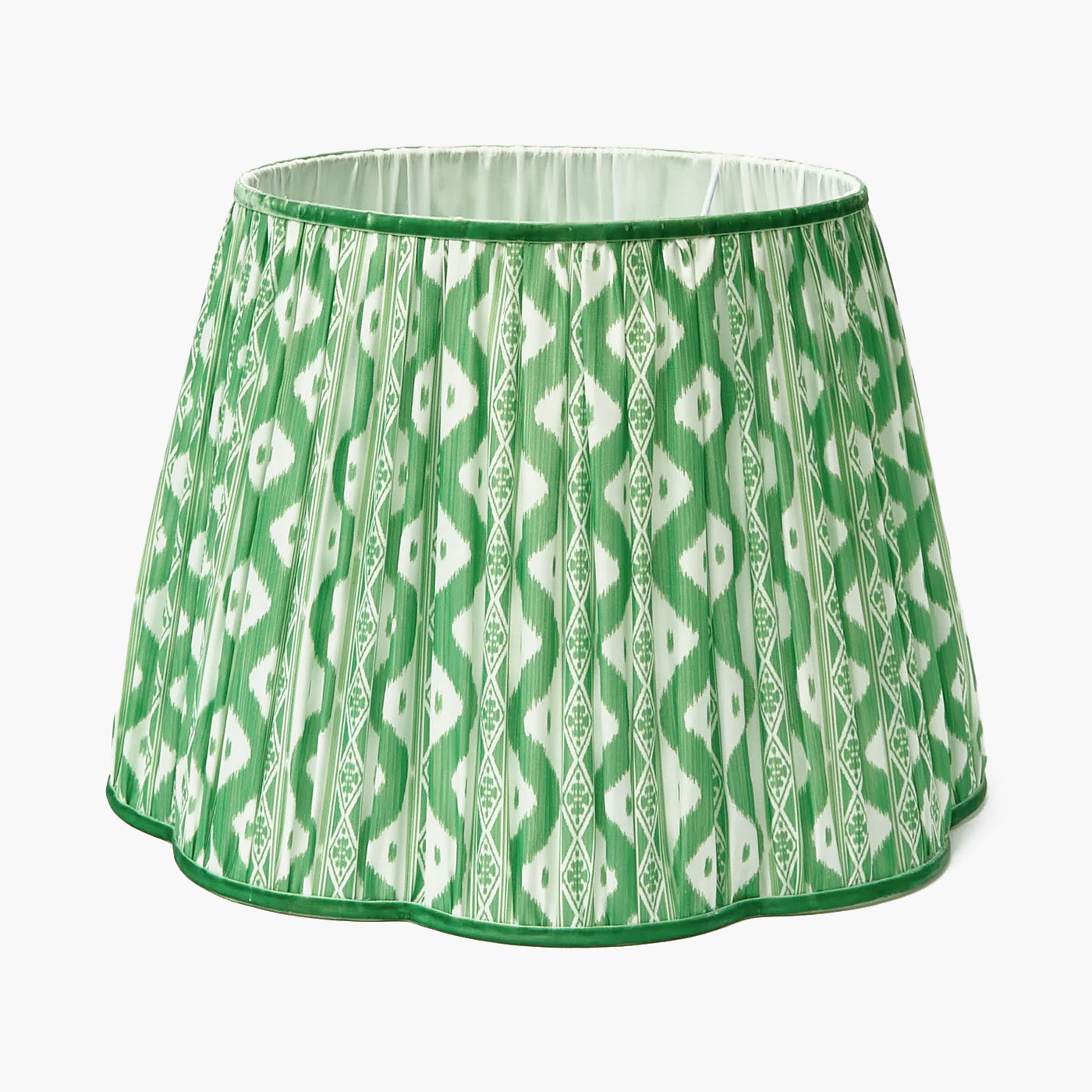 Green Ikat Lampshade (40cm)