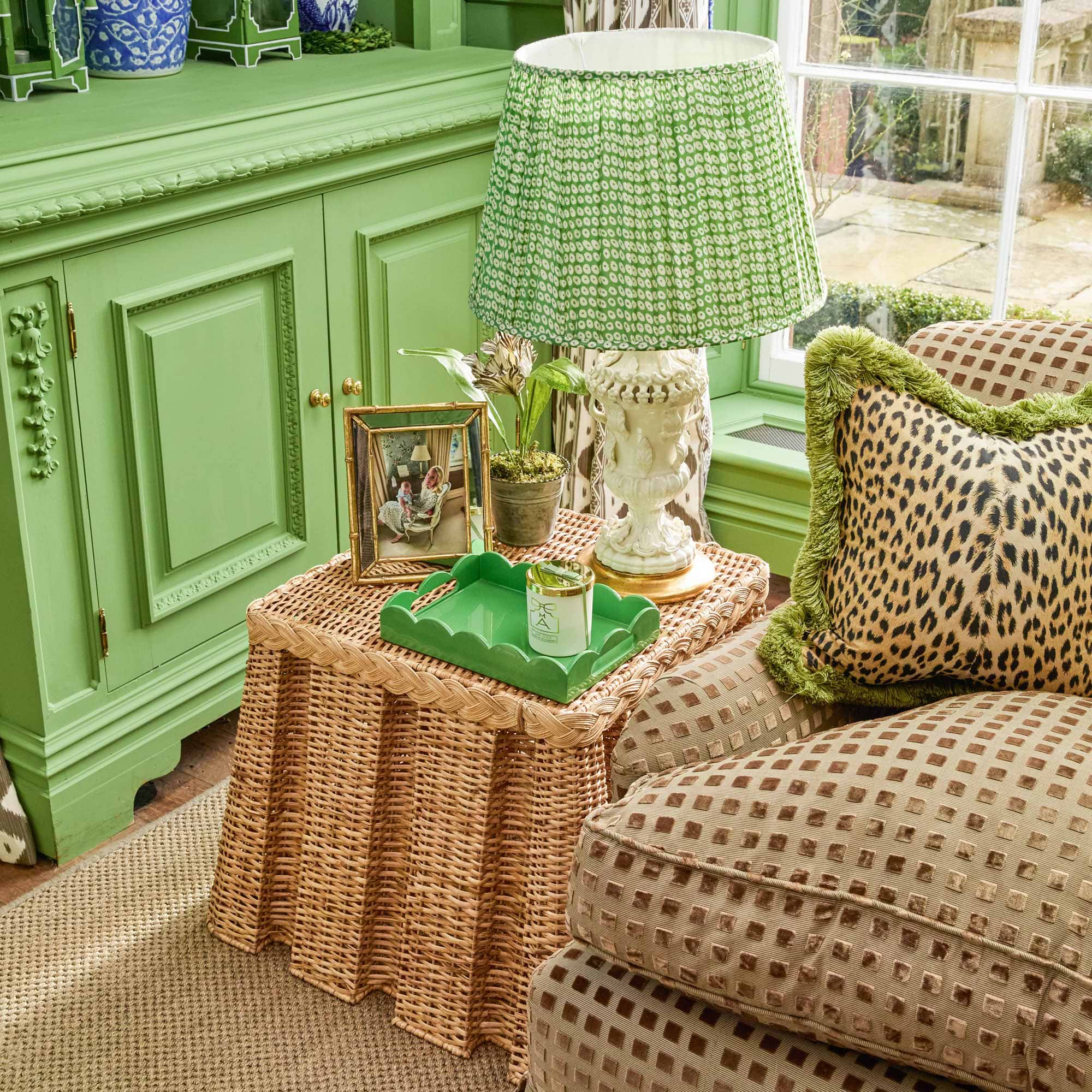 Green Lacquer Trayscape