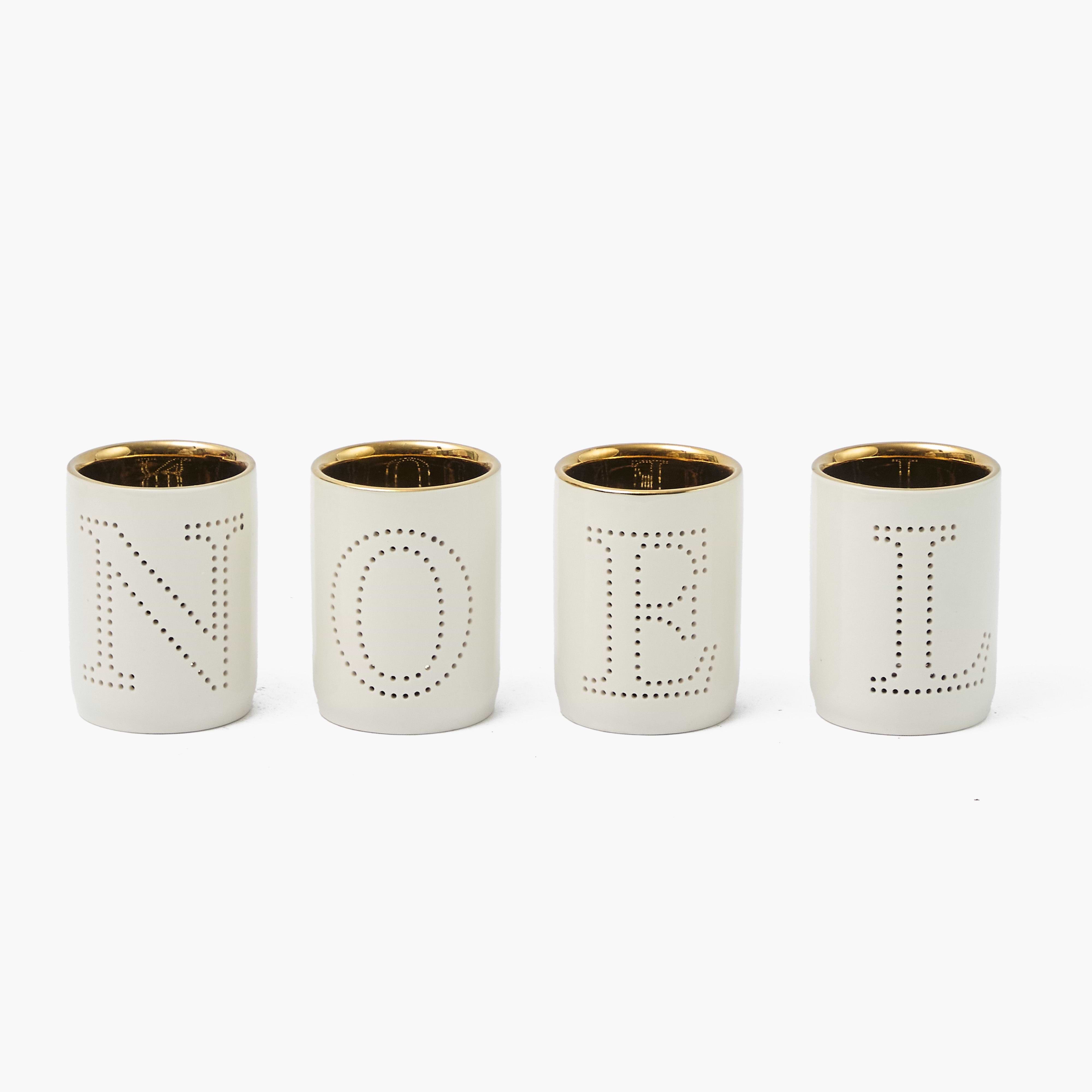 NOEL Tea Light Holder (4 Pieces)