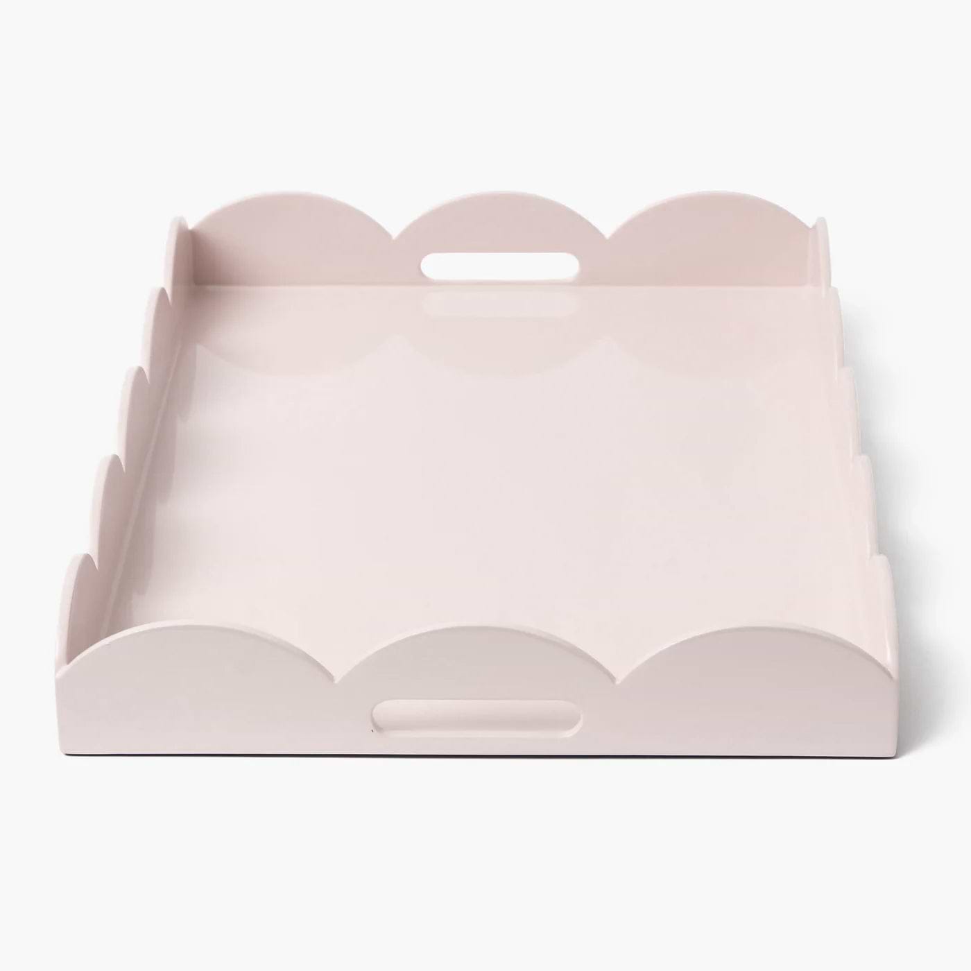 Soft Pink Lacquer Tray Set