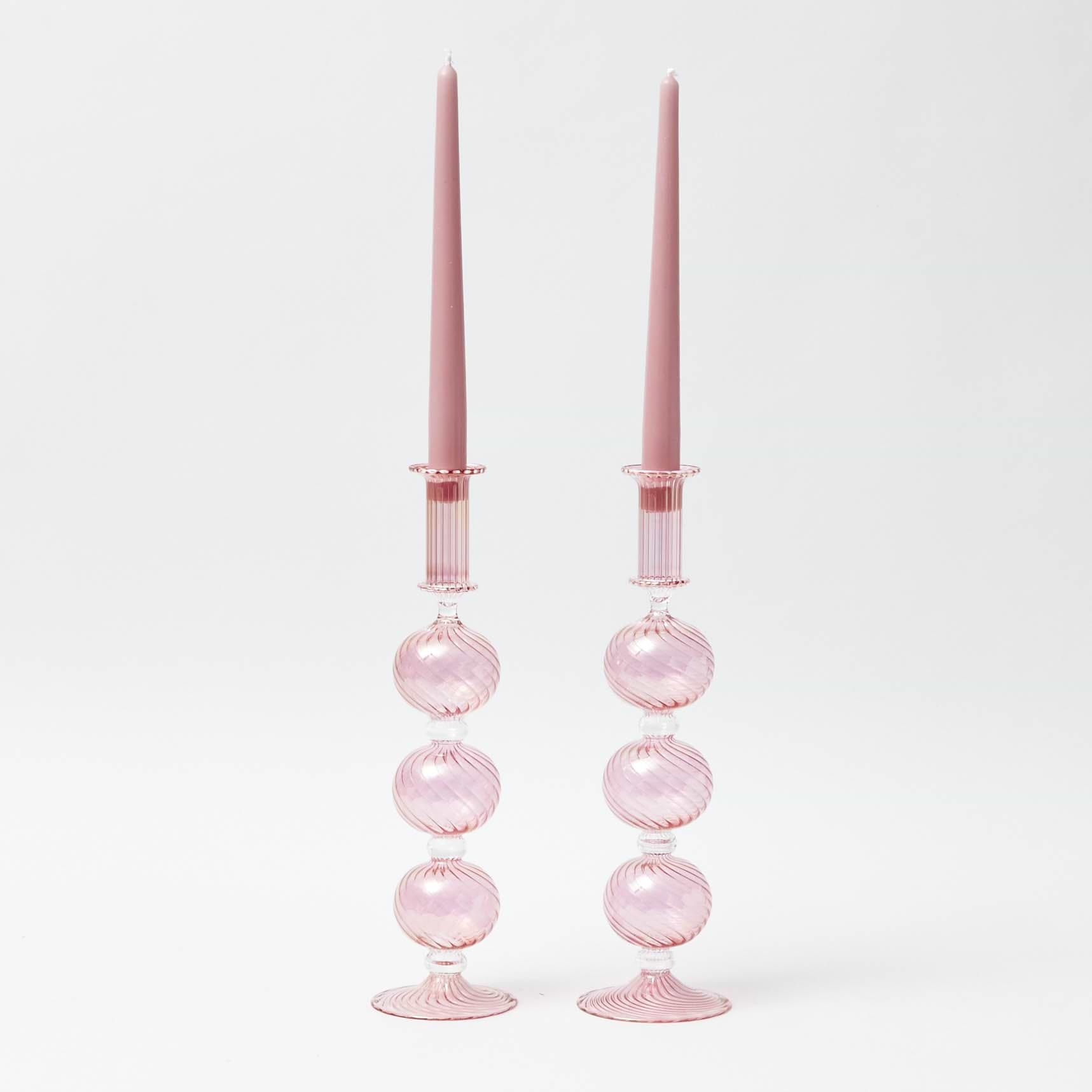 Peony Camille Candle Holders (Pair)