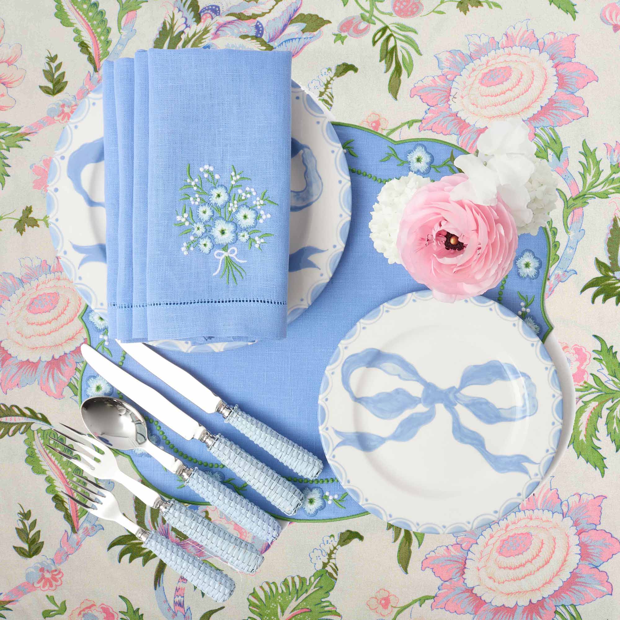 Pink Peony Tablecloth