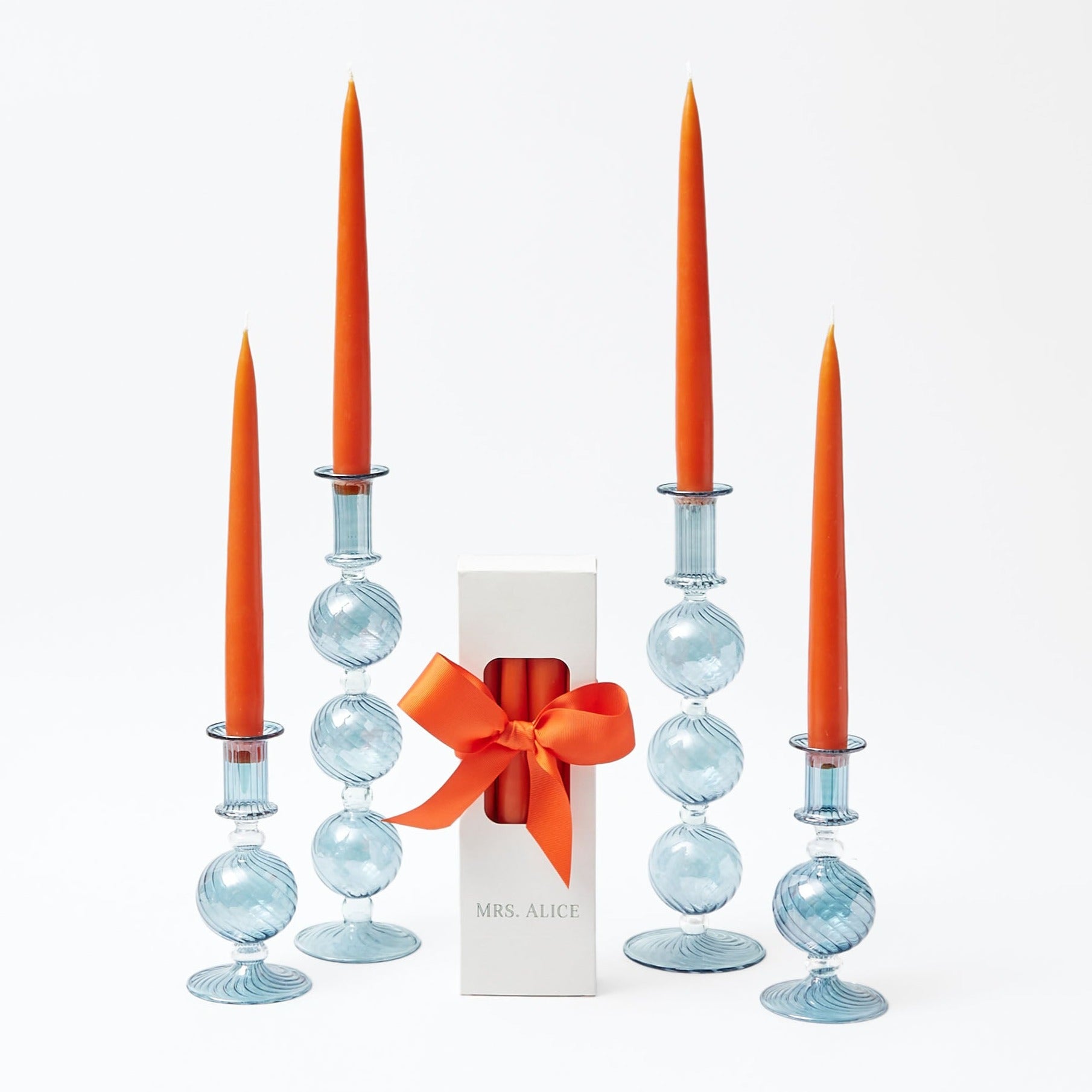 Camille Azure Candle Set (Orange)