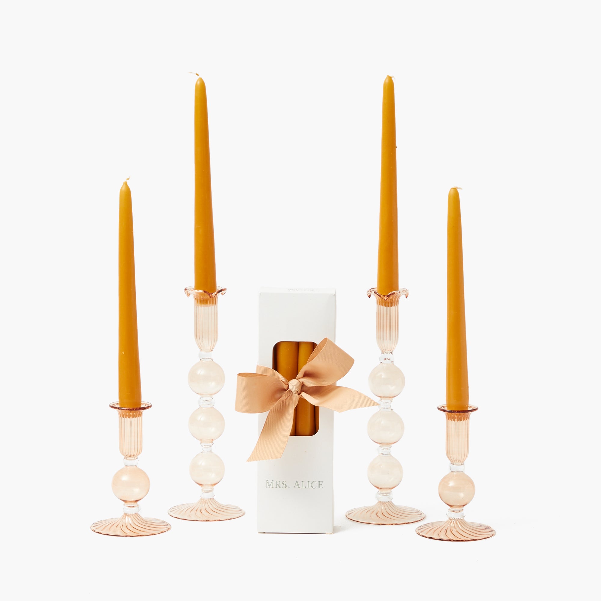 Eden Chestnut Candle Set (Mustard)