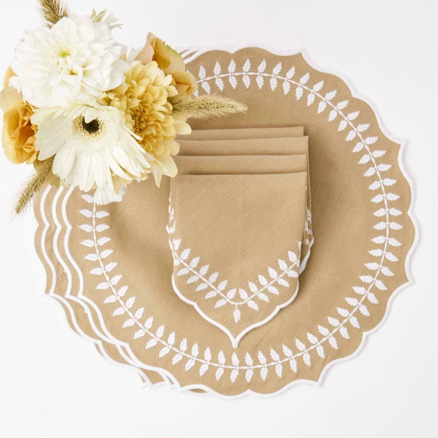 Natural Laurel Placemats (Set of 4)